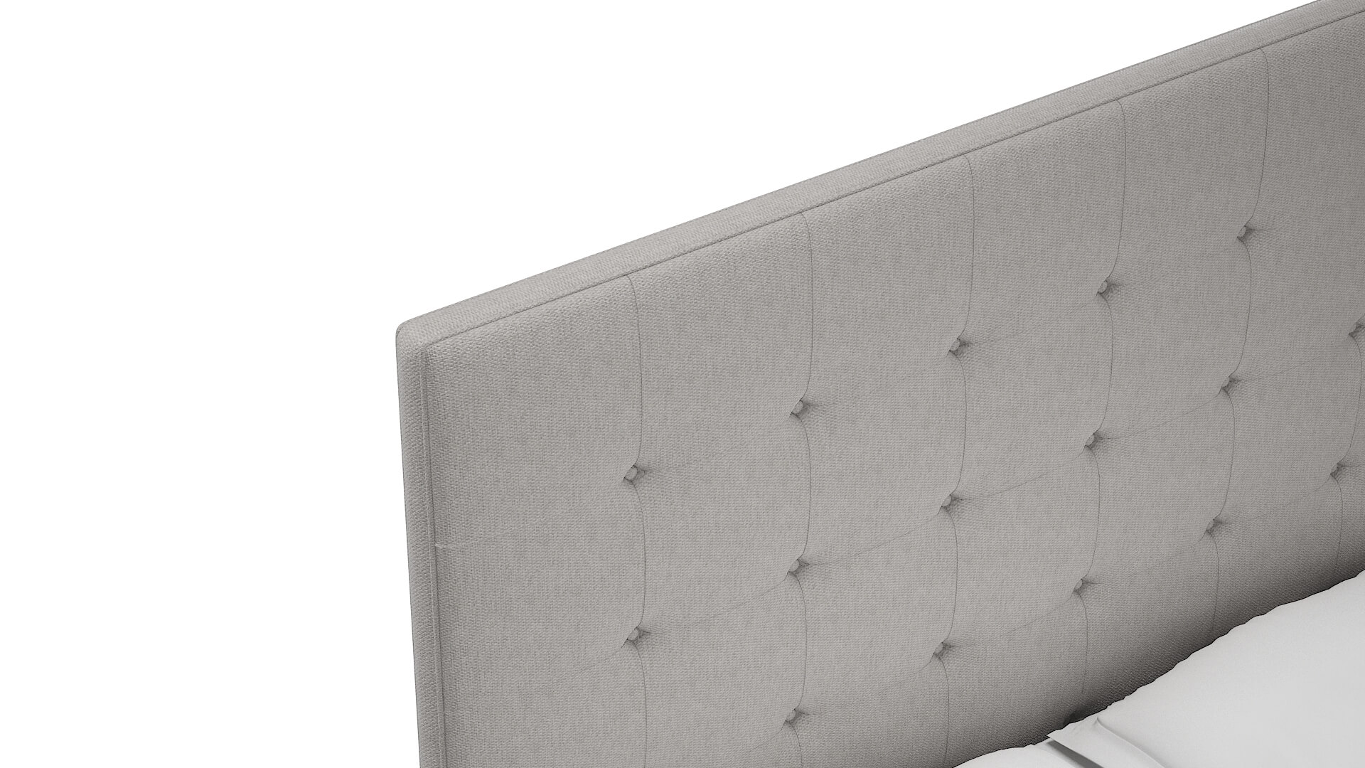 Jolie Cosmo Silver Bed Top Down