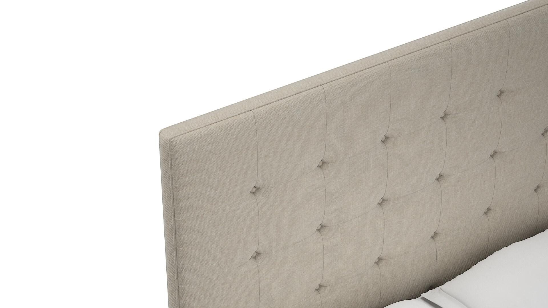 Jolie Keylargo Almond Bed Top Down