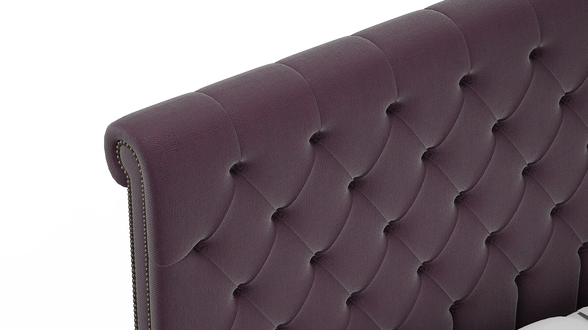 Kaila Bella Aubergine Bed Top Down