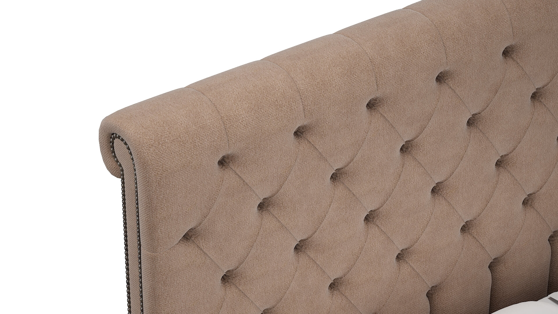 Kaila Bella Cocoa Bed Top Down