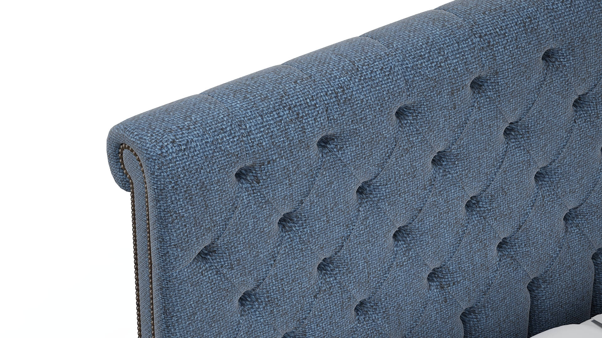 Kaila Derby Navy Bed Top Down