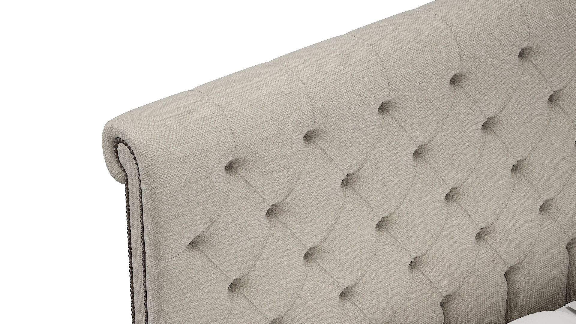 Kaila Malibu Linen Bed Top Down