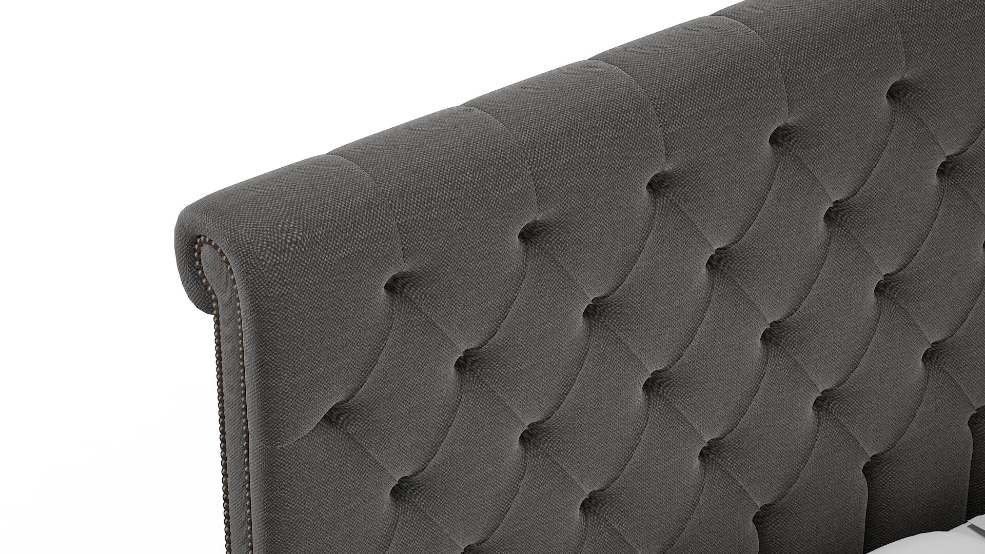 Kaila Oscar Grey Bed Top Down