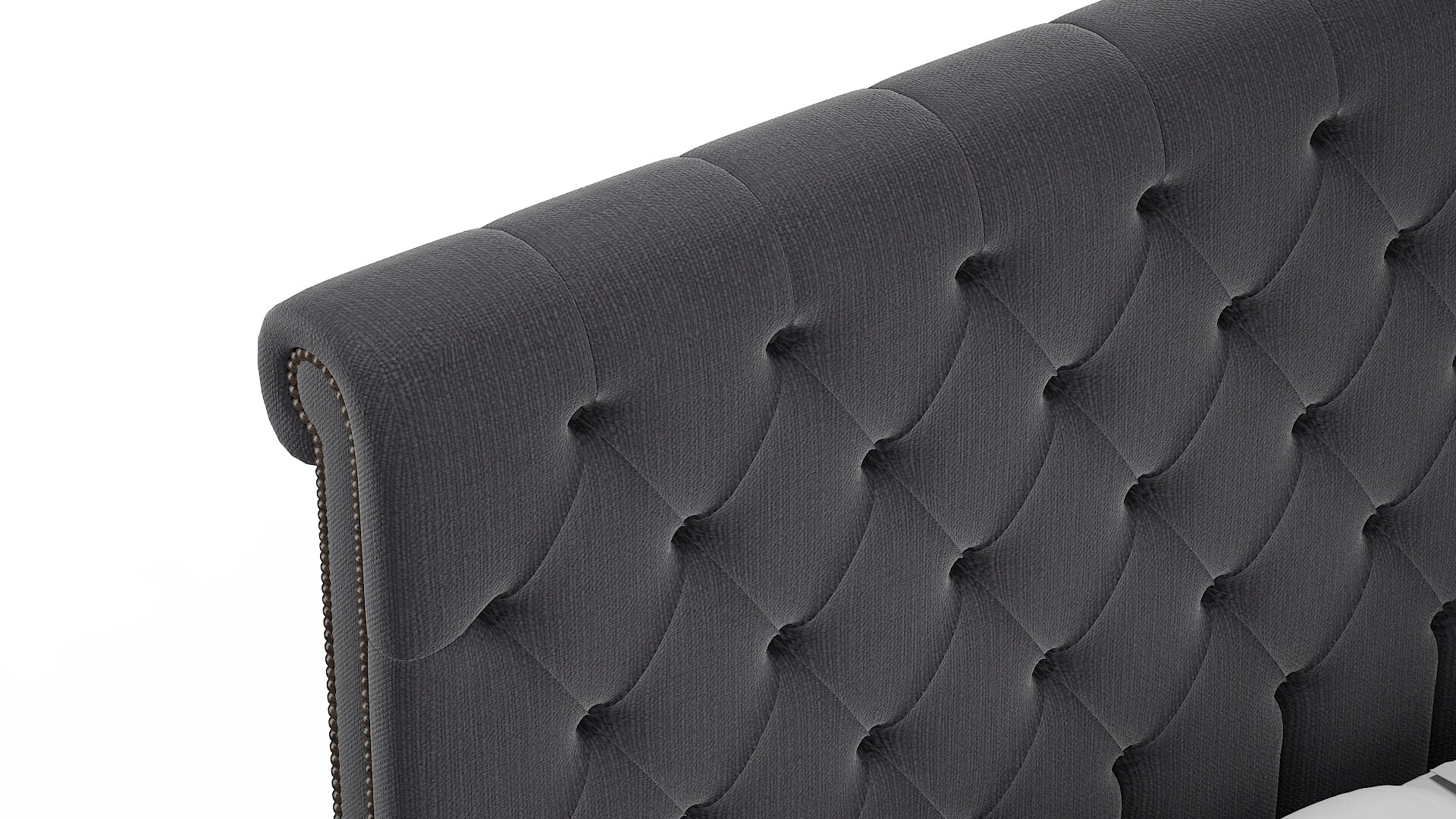 Kaila Parker Charcoal Bed Top Down