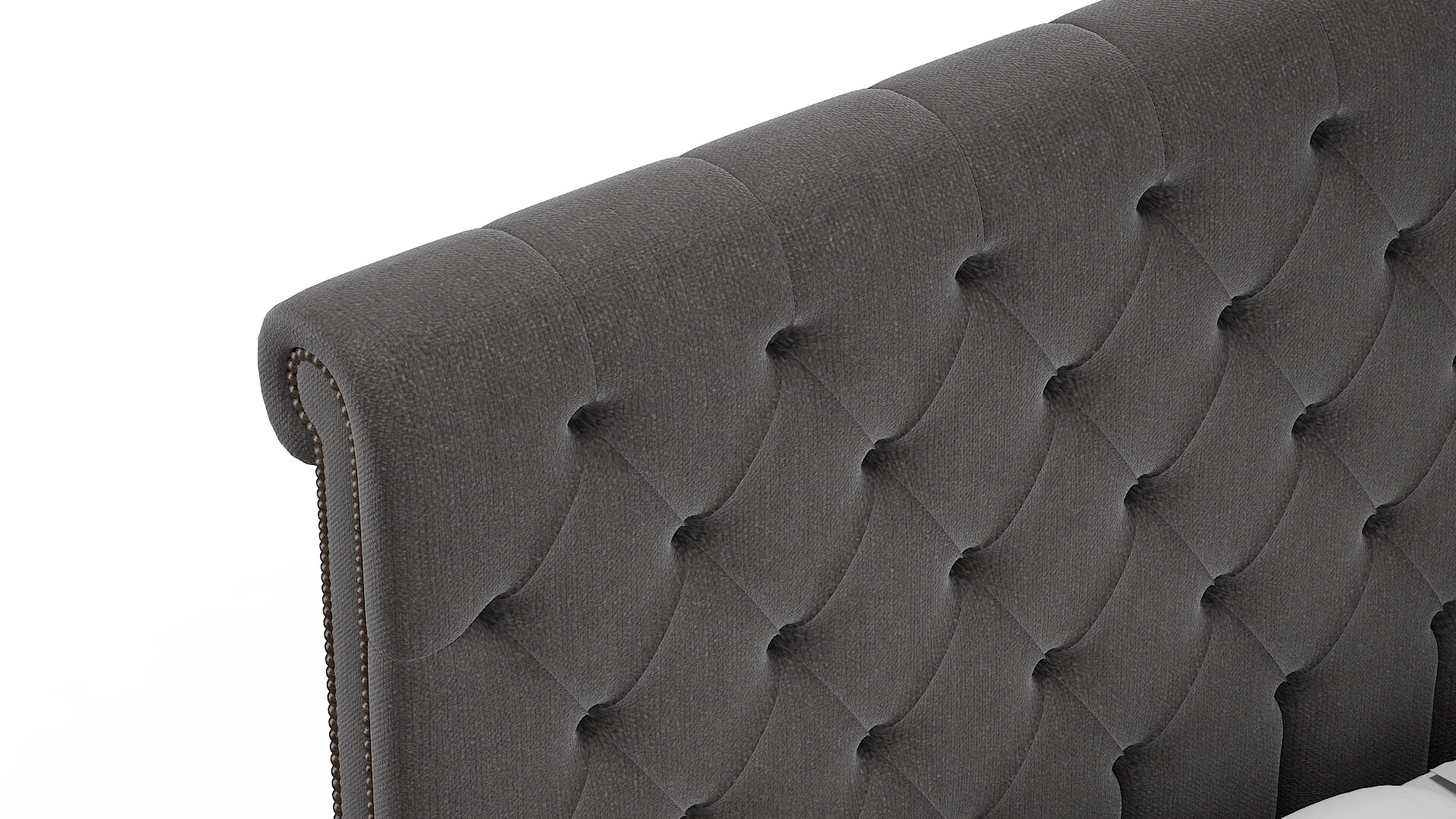 Kaila Sasha Grey Bed Top Down