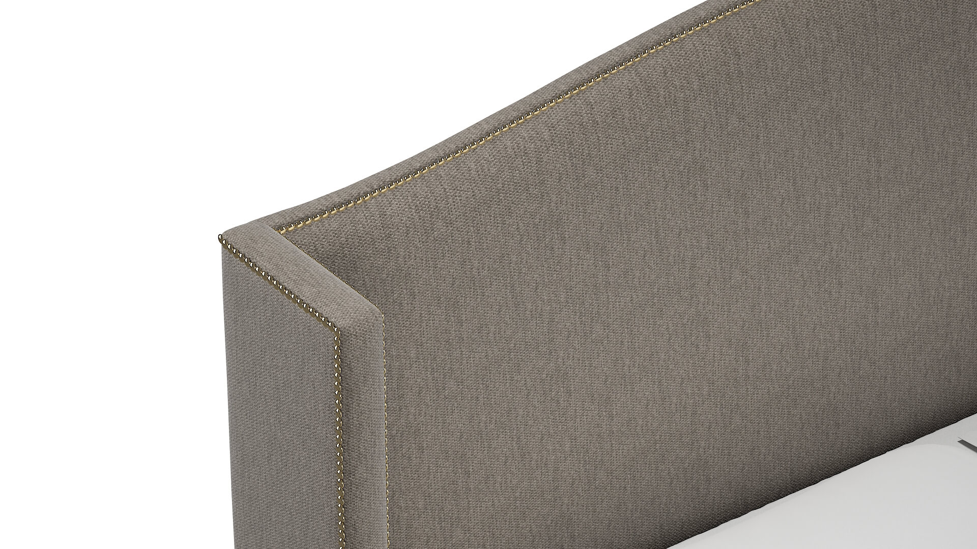 Maya Cosmo Taupe Bed Top Down