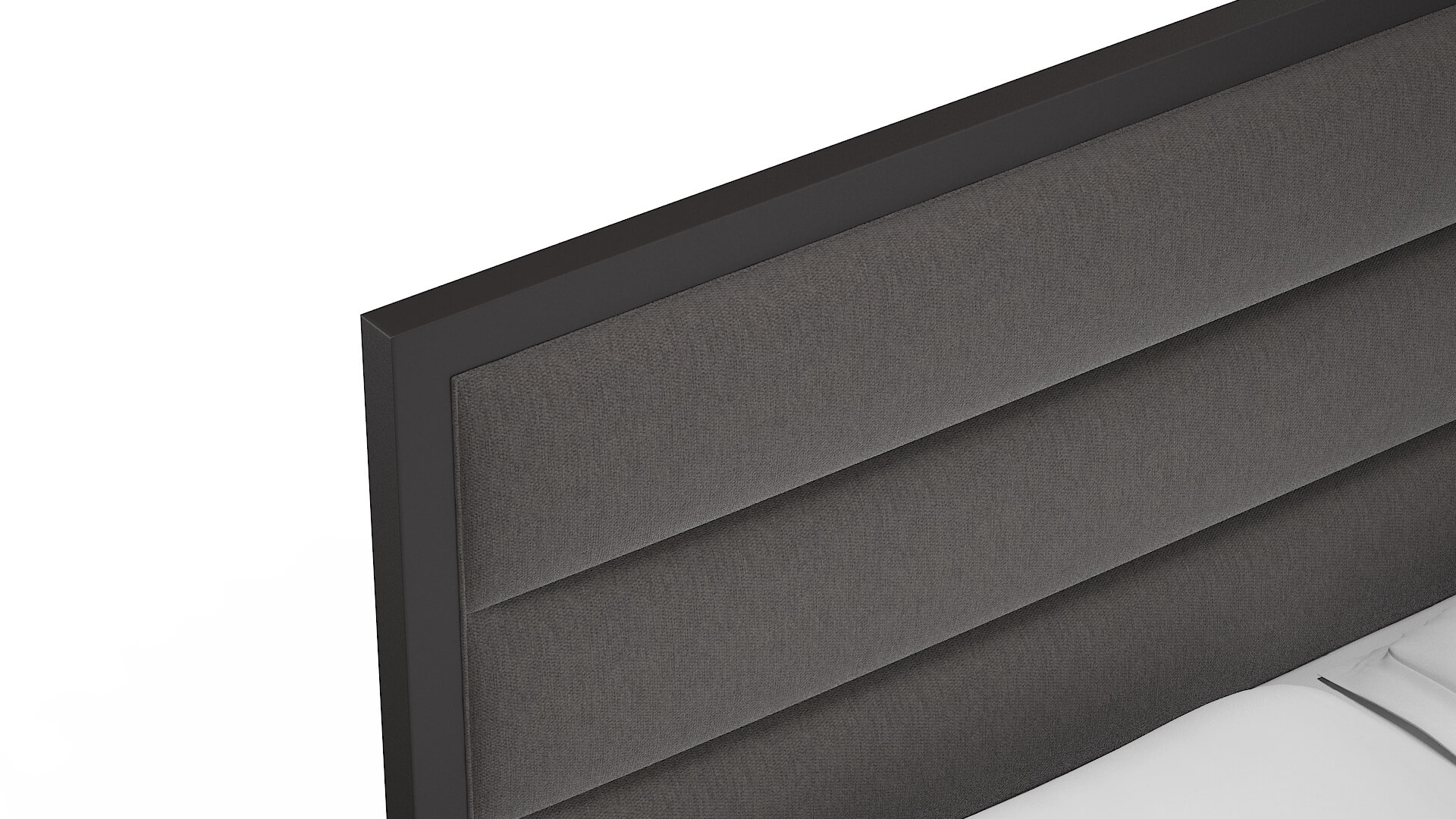 Meliano Cosmo Charcoal Bed Top Down