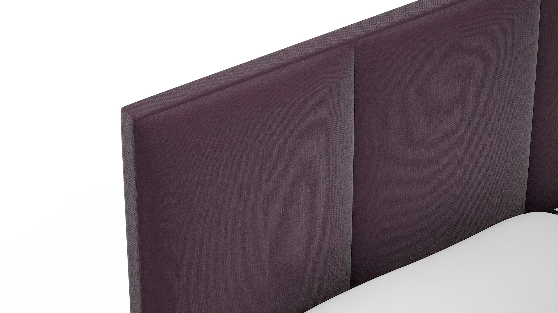 Mia Bella Aubergine Bed Top Down