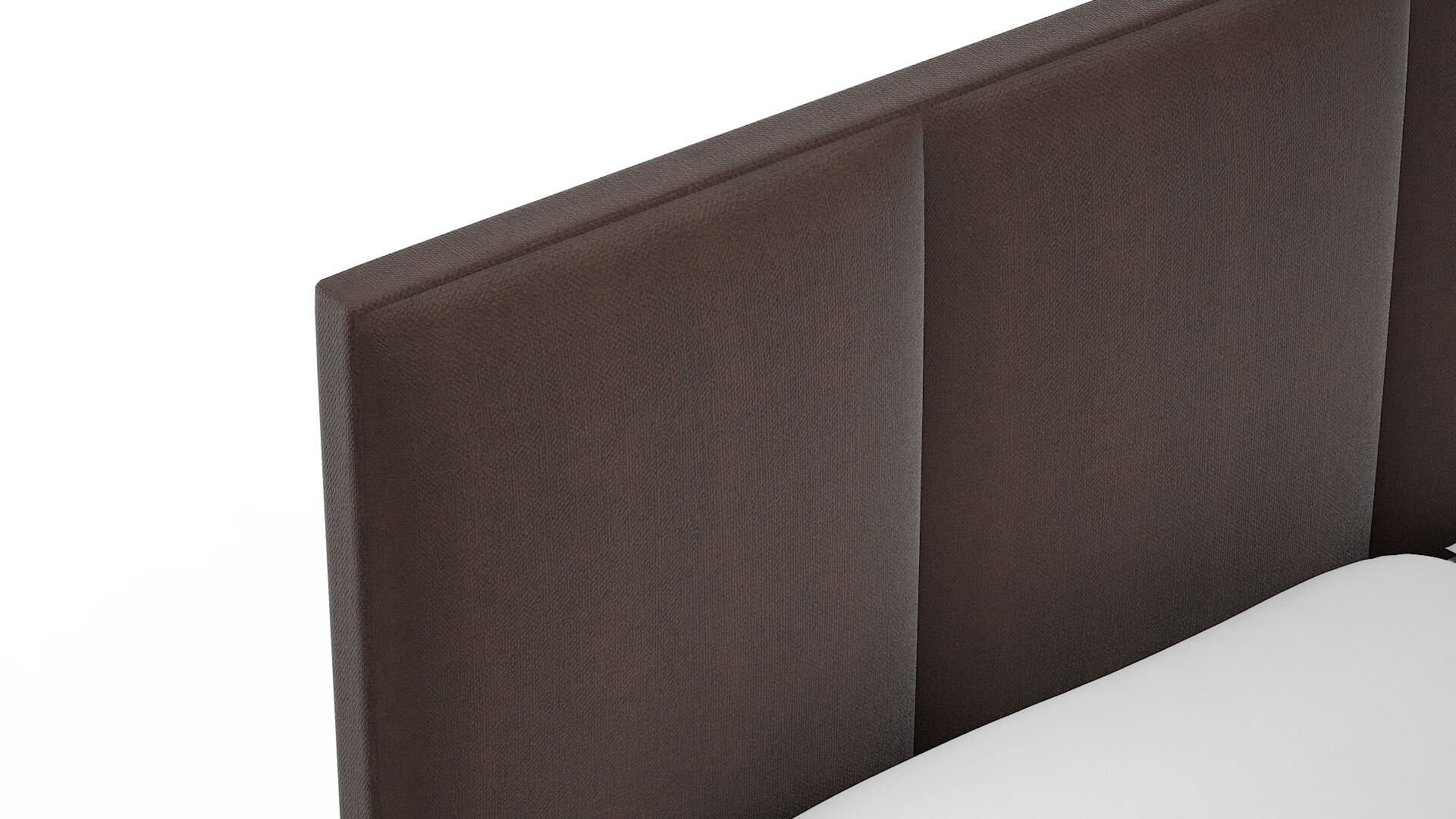 Mia Bella Espresso Bed Top Down