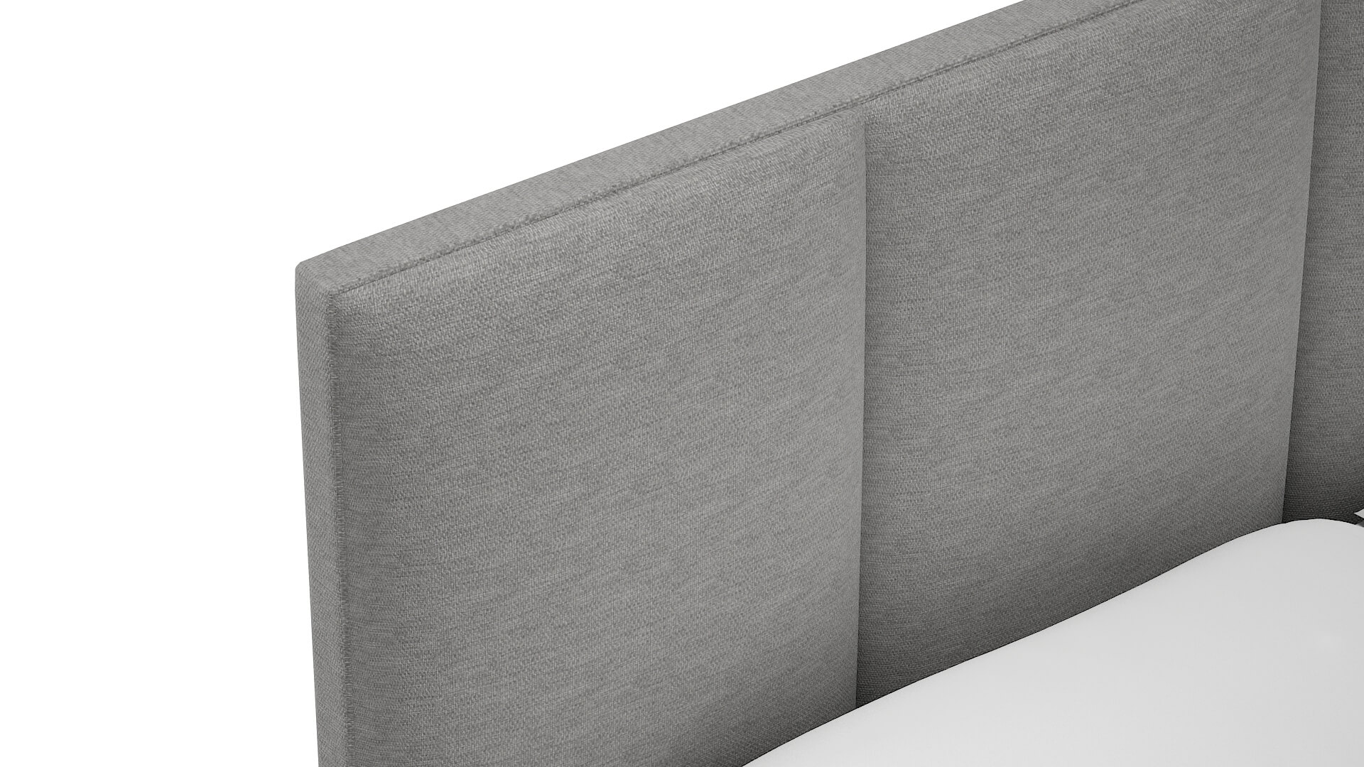 Mia Bungalow Graphite Bed Top Down