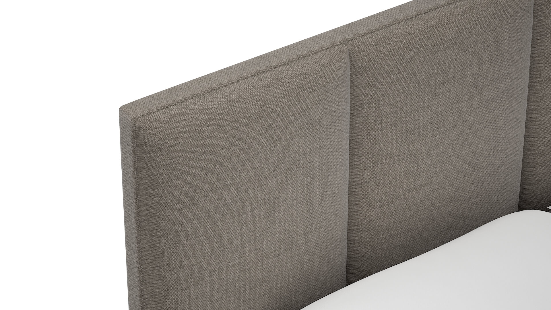 Mia Cosmo Taupe Bed Top Down