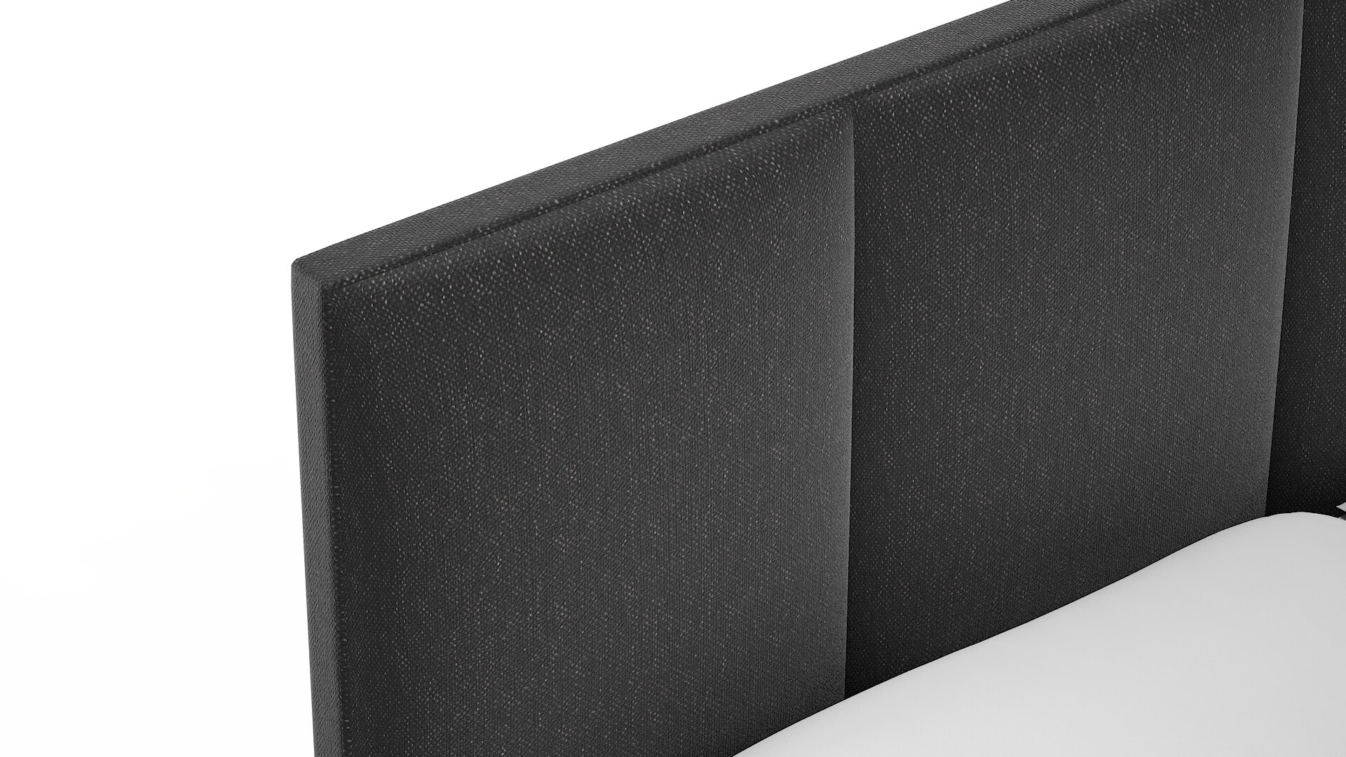 Mia Phoenix Charcoal Bed Top Down