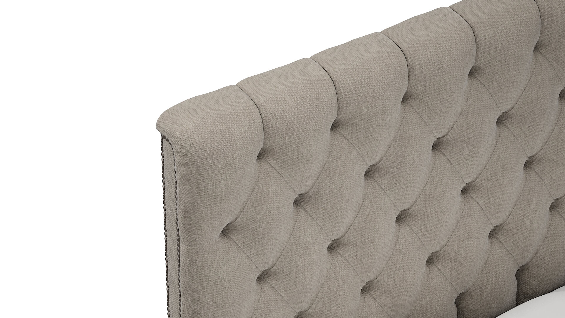 Remy Derby Linen Bed Top Down