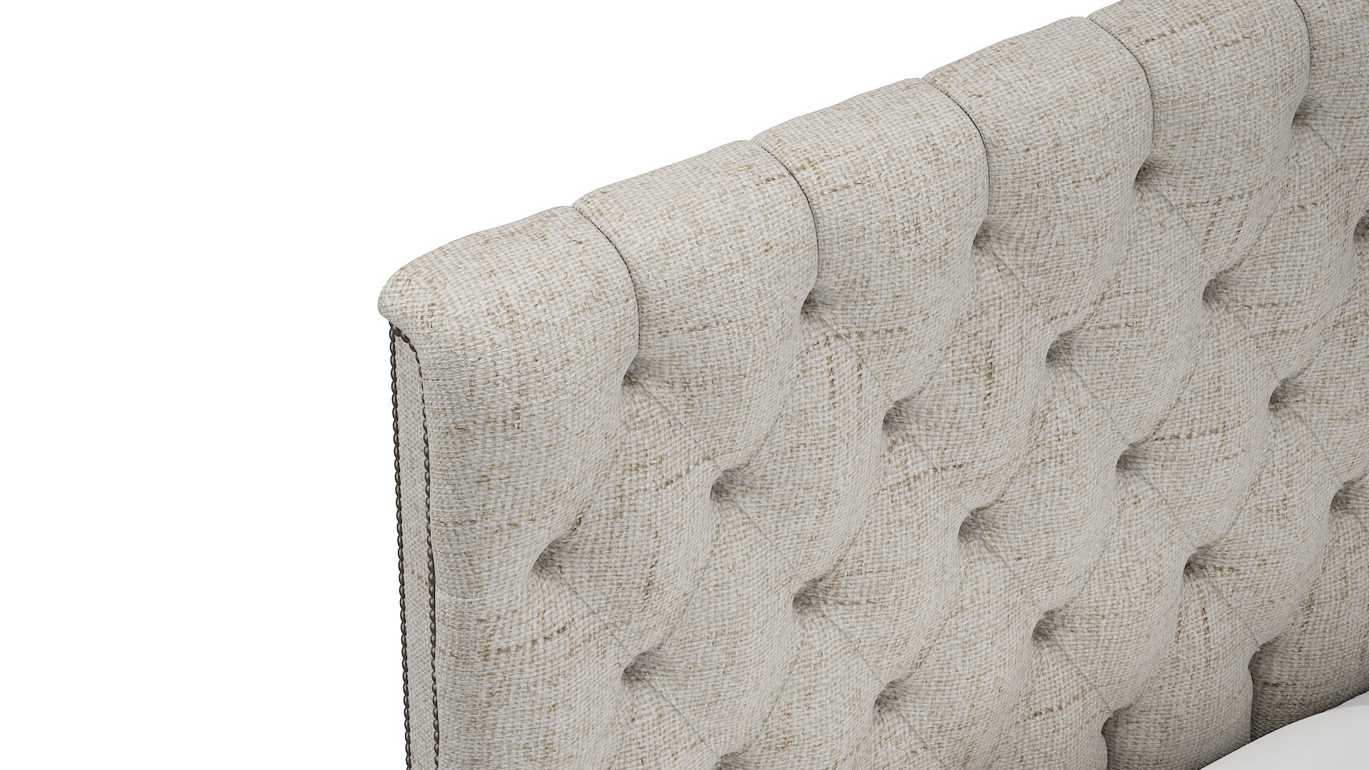 Remy Derby Taupe Bed Top Down