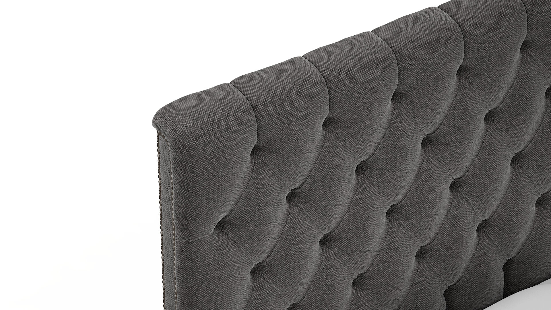 Remy Oscar Charcoal Bed Top Down