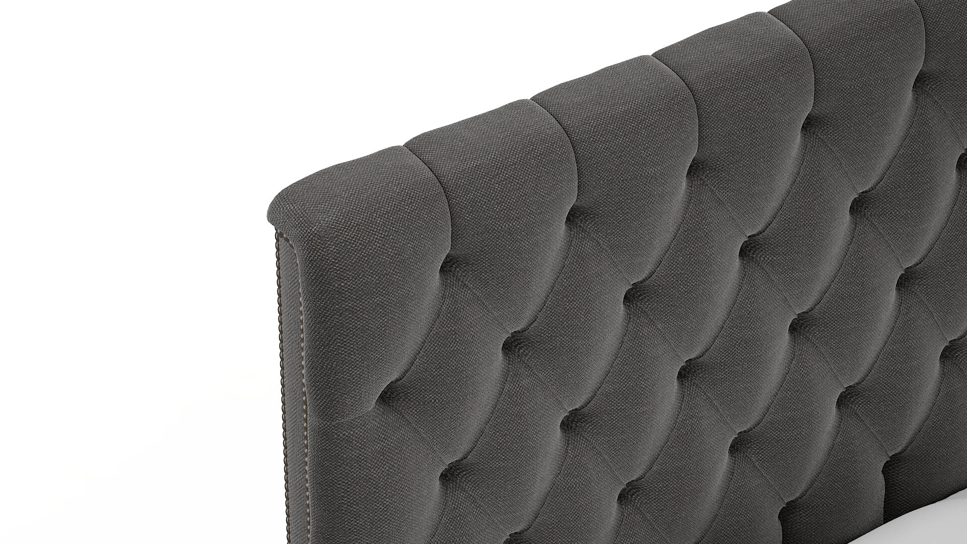 Remy Oscar Grey Bed Top Down