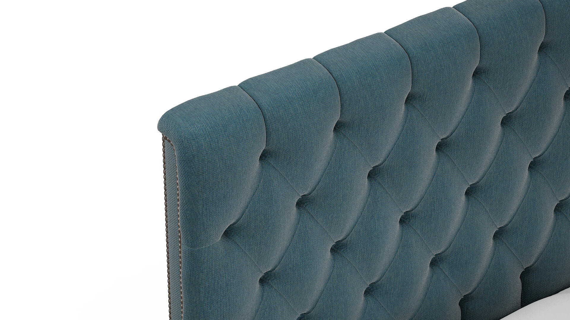 Remy Portland Prussian Bed Top Down