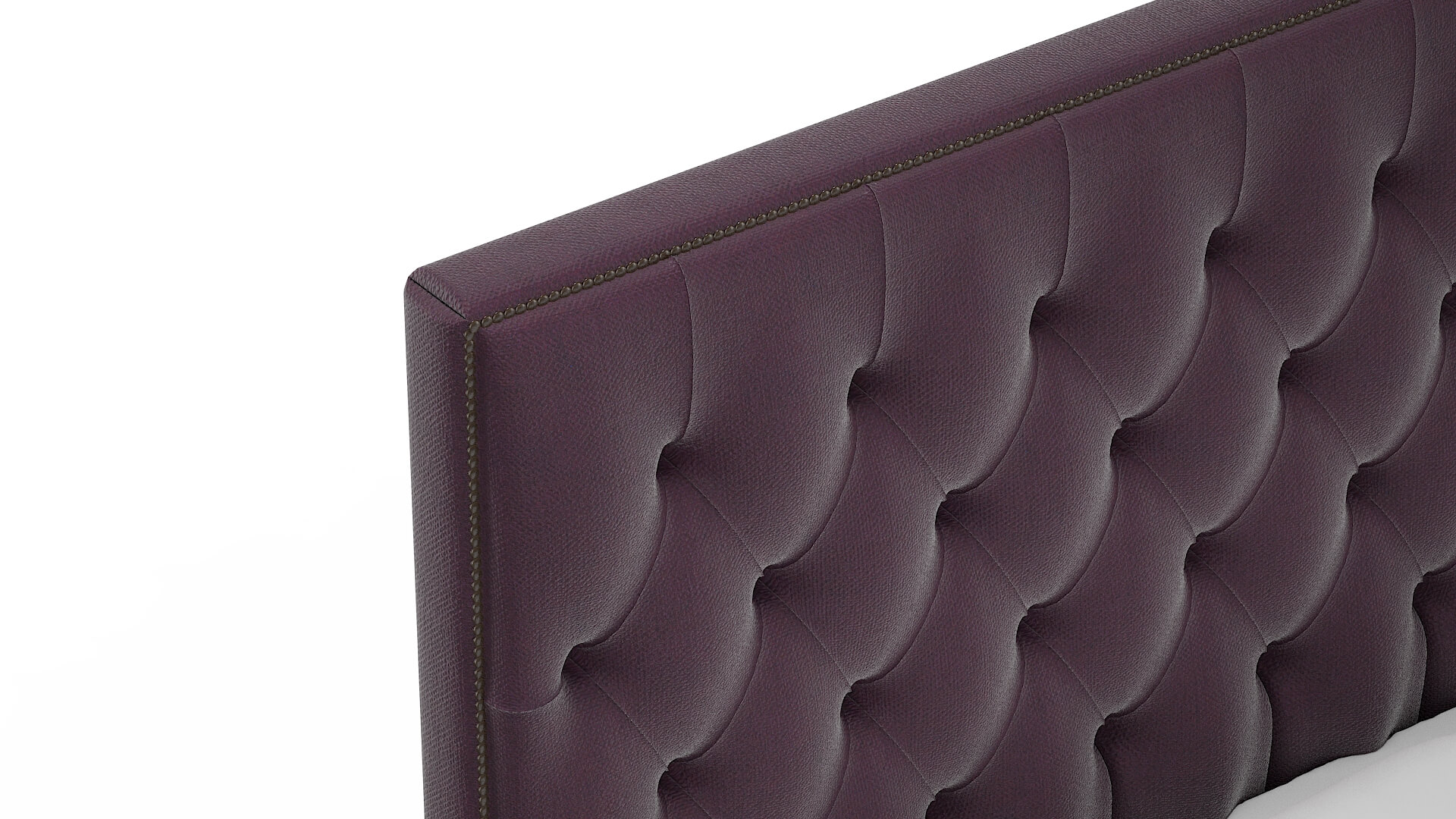Rimini Bella Aubergine Bed Top Down