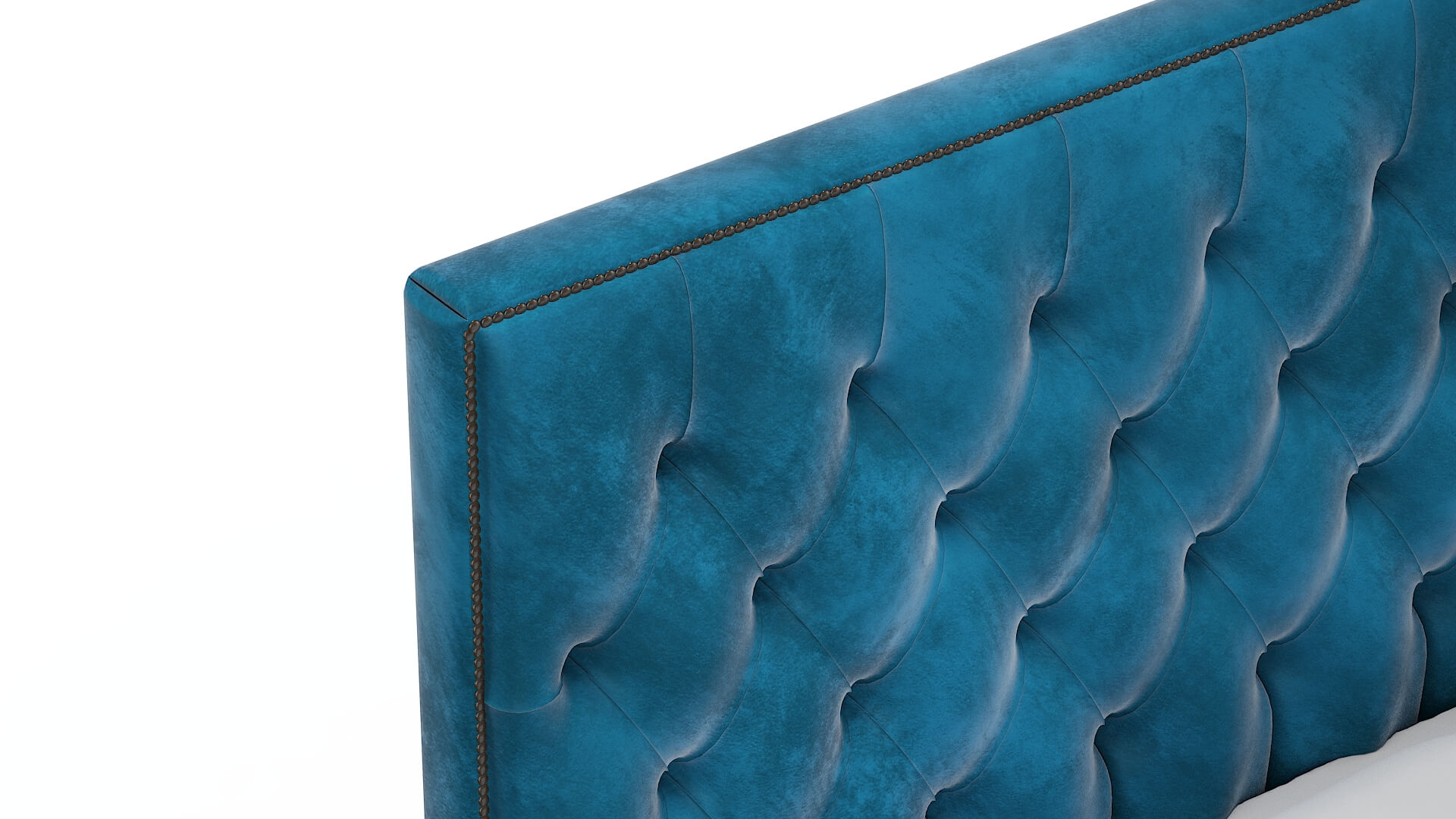 Rimini Buzz Teal Bed Top Down