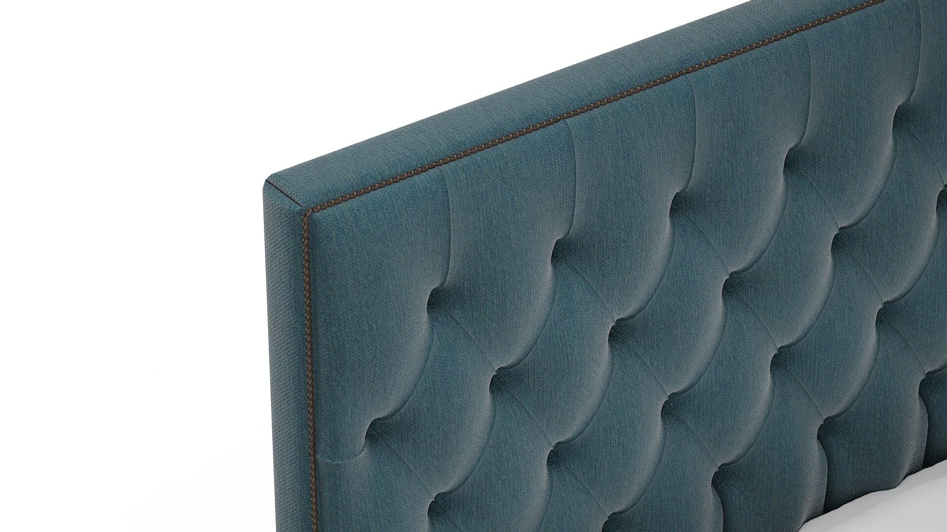 Rimini Cosmo Teal Bed Top Down