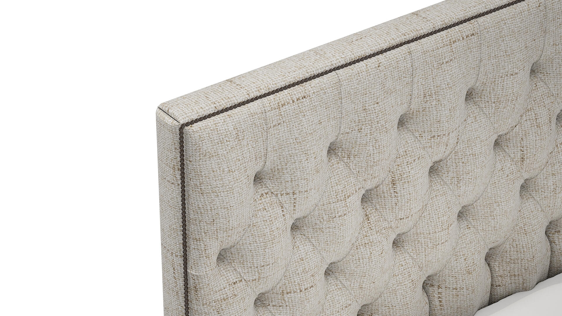 Rimini Derby Taupe Bed Top Down