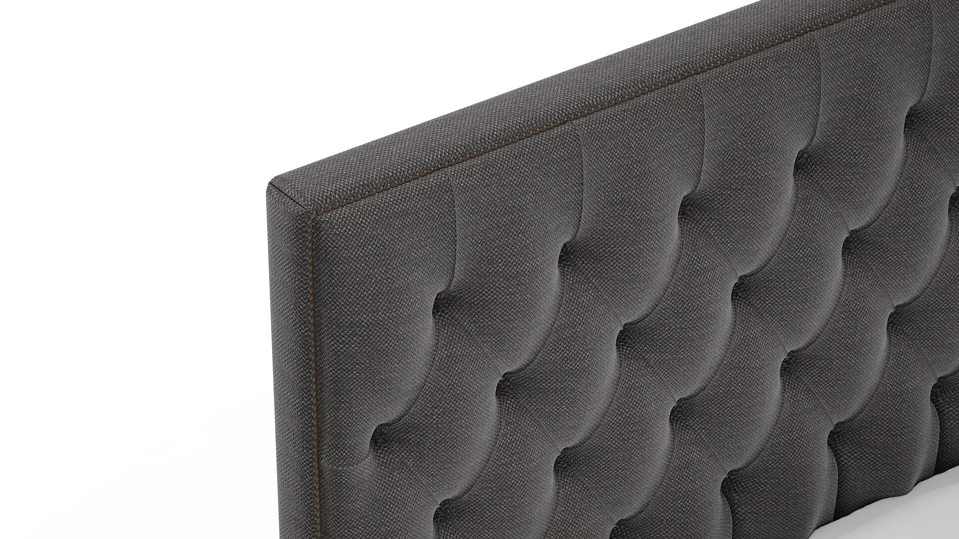 Rimini Oscar Charcoal Bed Top Down