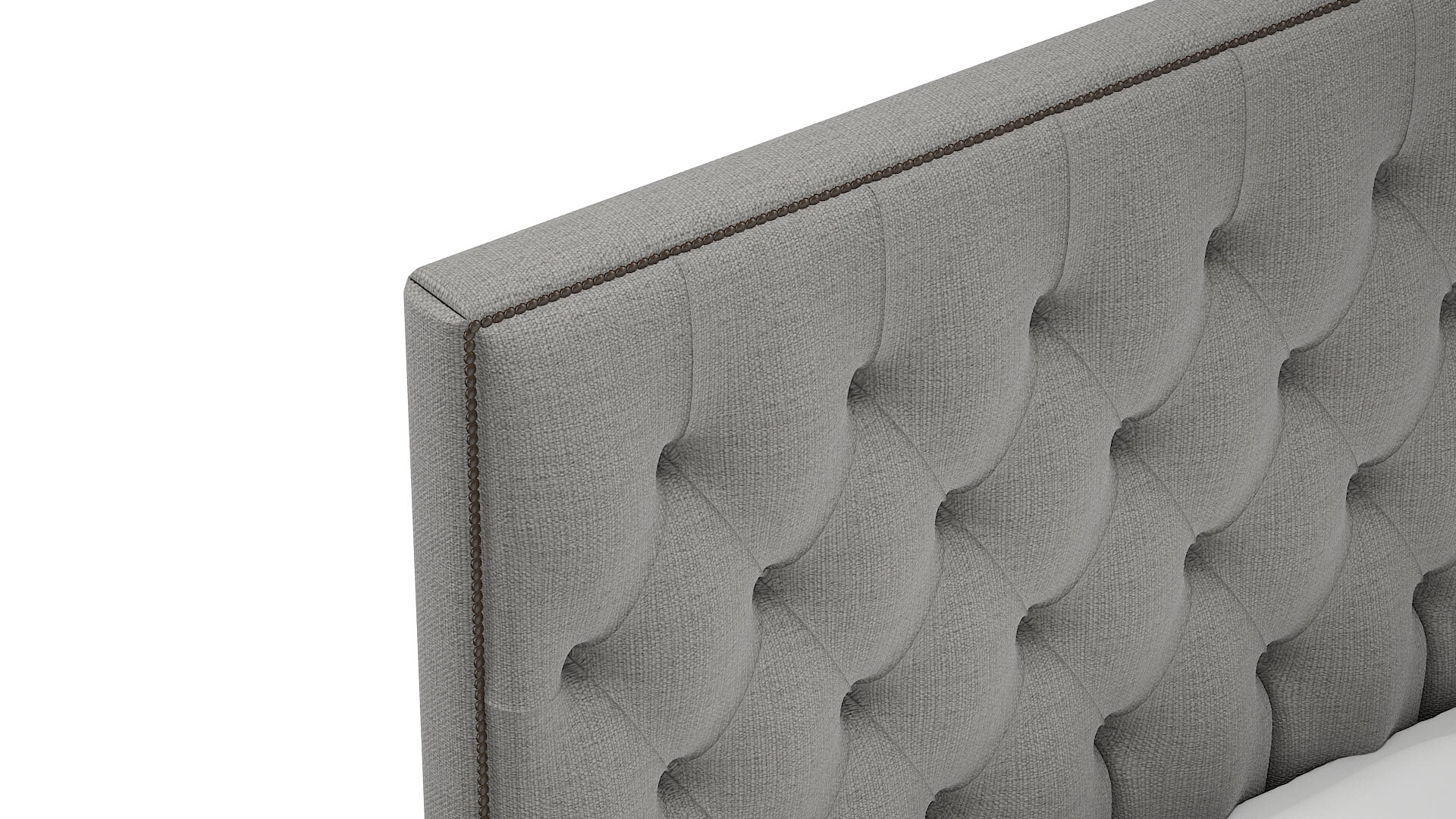 Rimini Parker Silver Bed Top Down