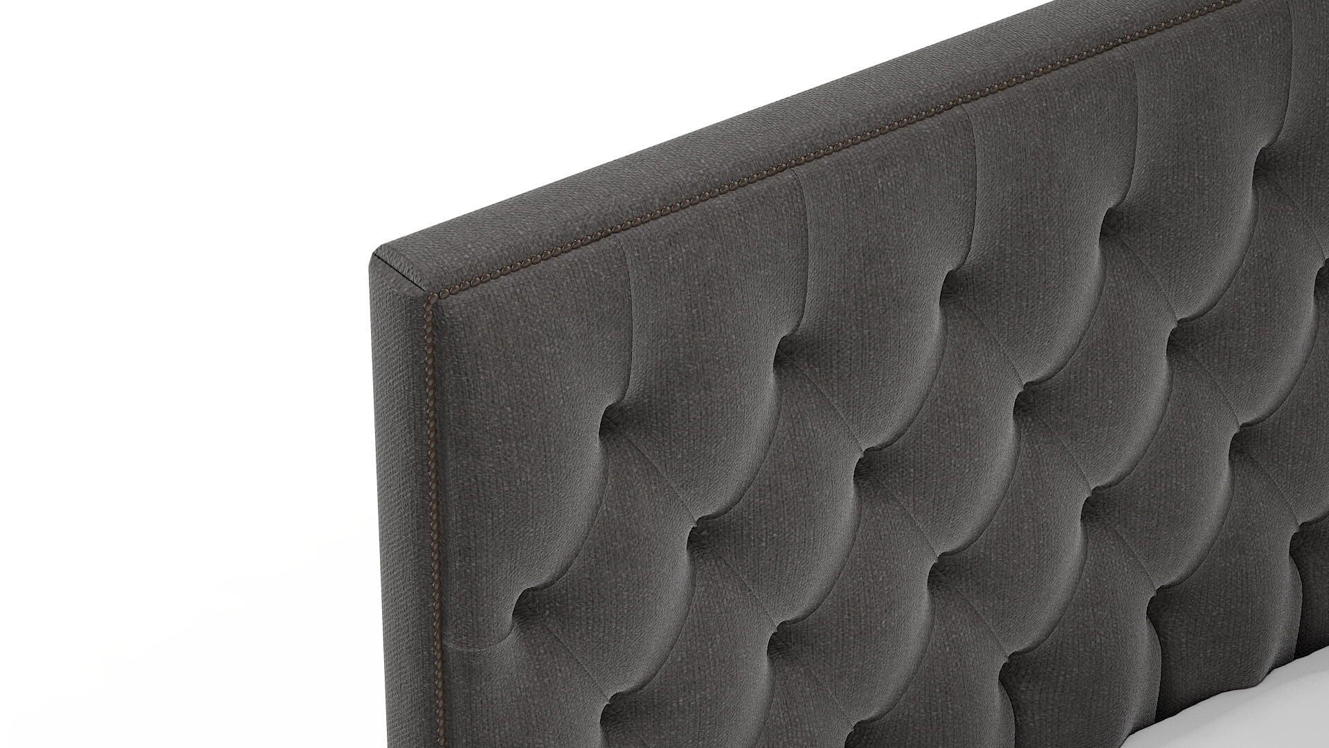 Rimini Sasha Grey Bed Top Down