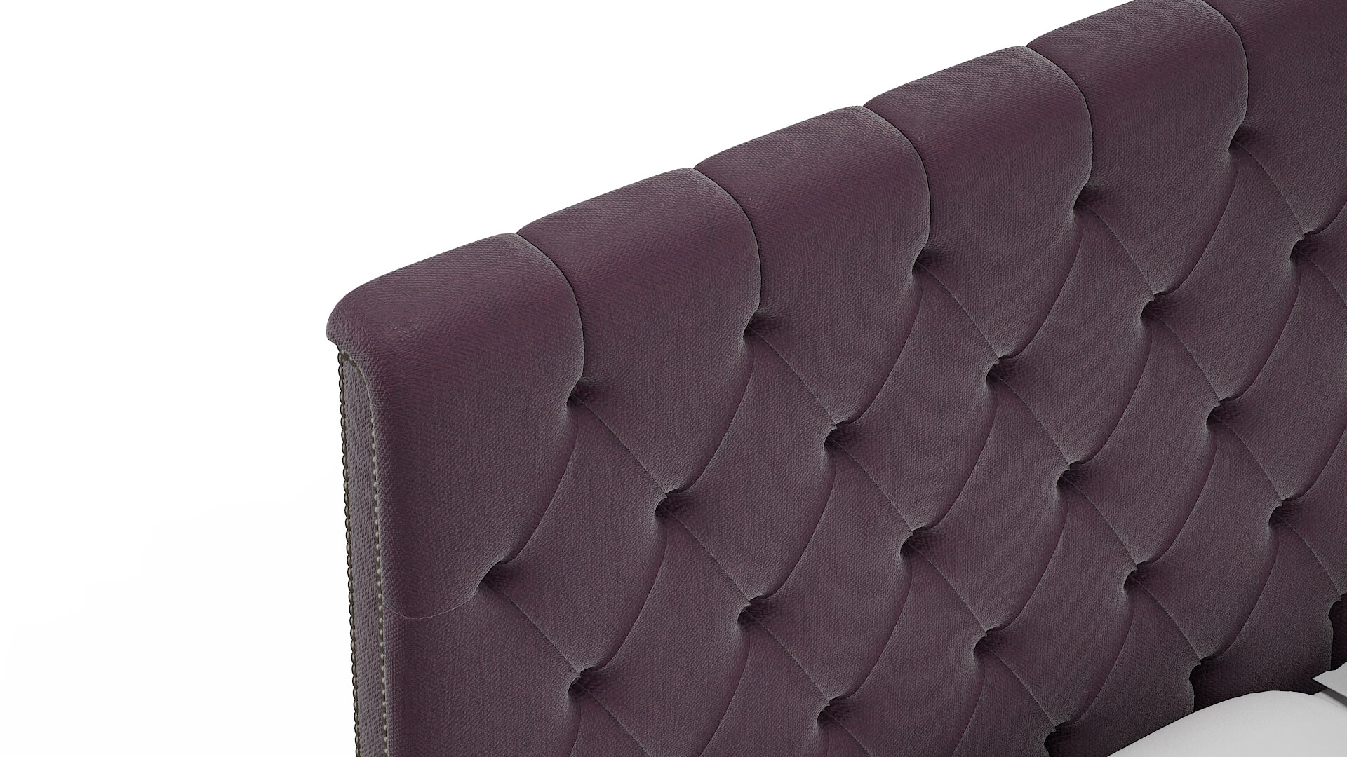 Sophia Bella Aubergine Bed Top Down