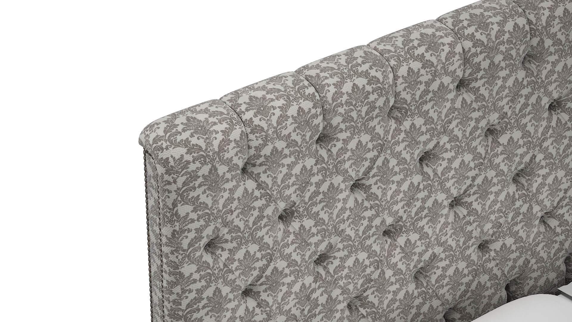 Sophia Bergamo Dove Bed Top Down