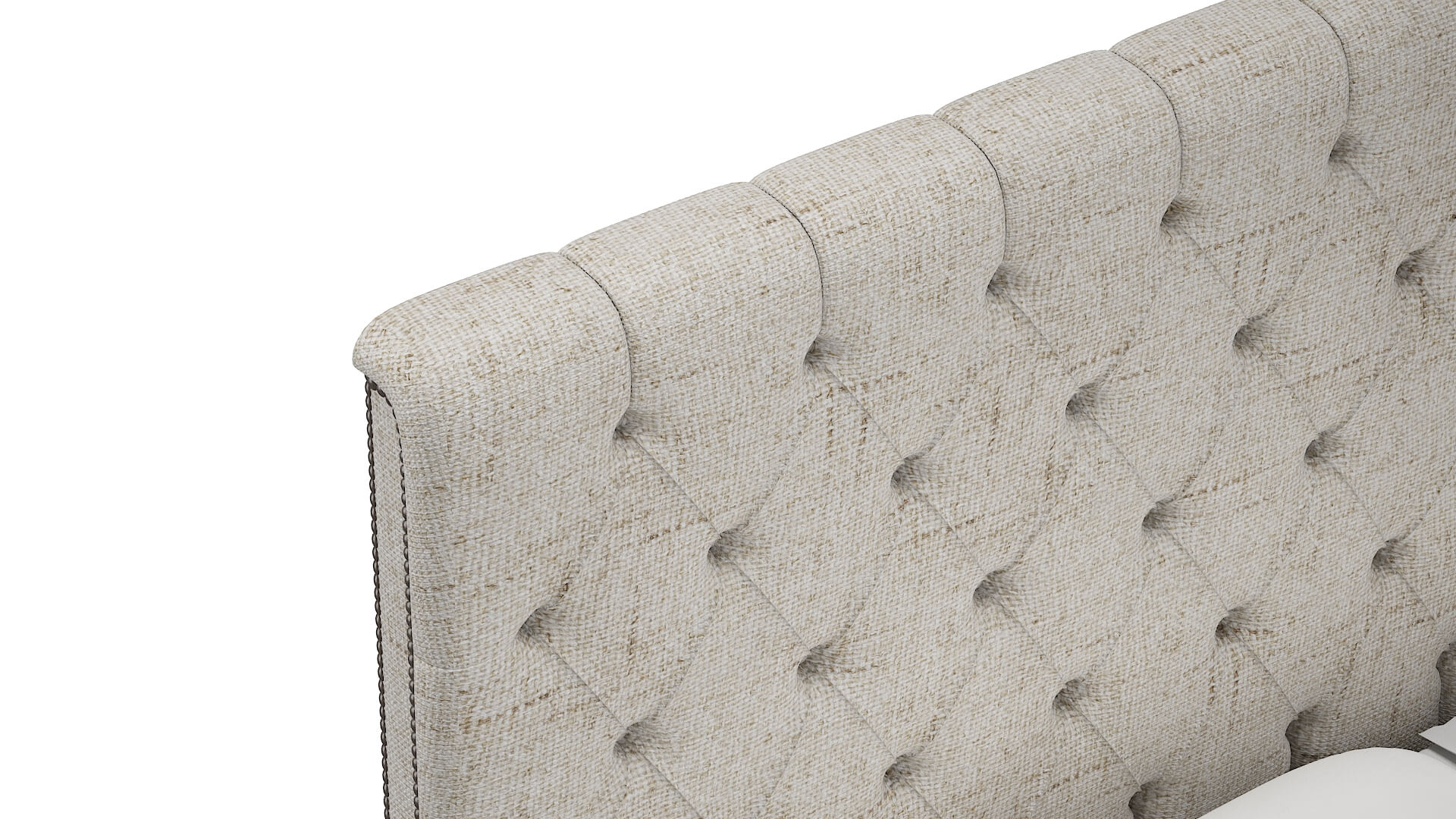 Sophia Derby Taupe Bed Top Down