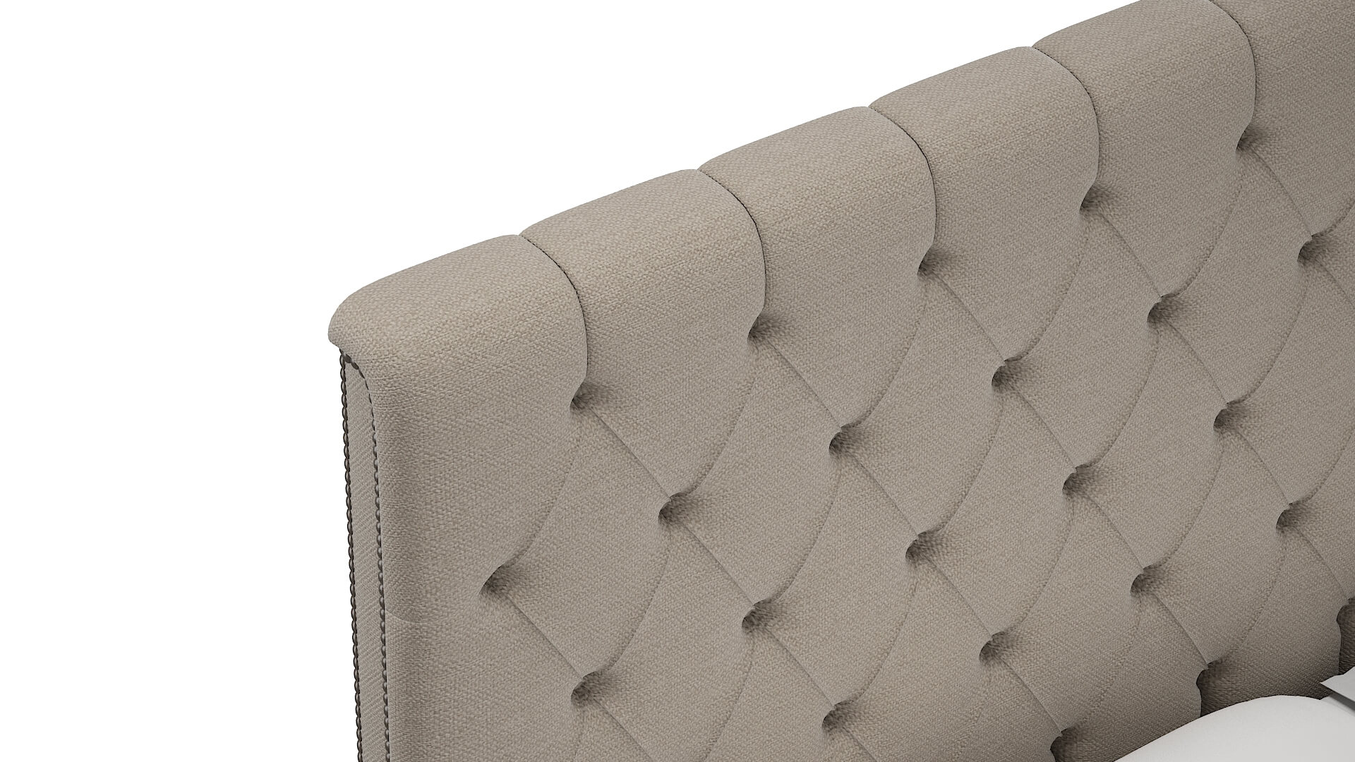 Sophia Naples Almond Bed Top Down