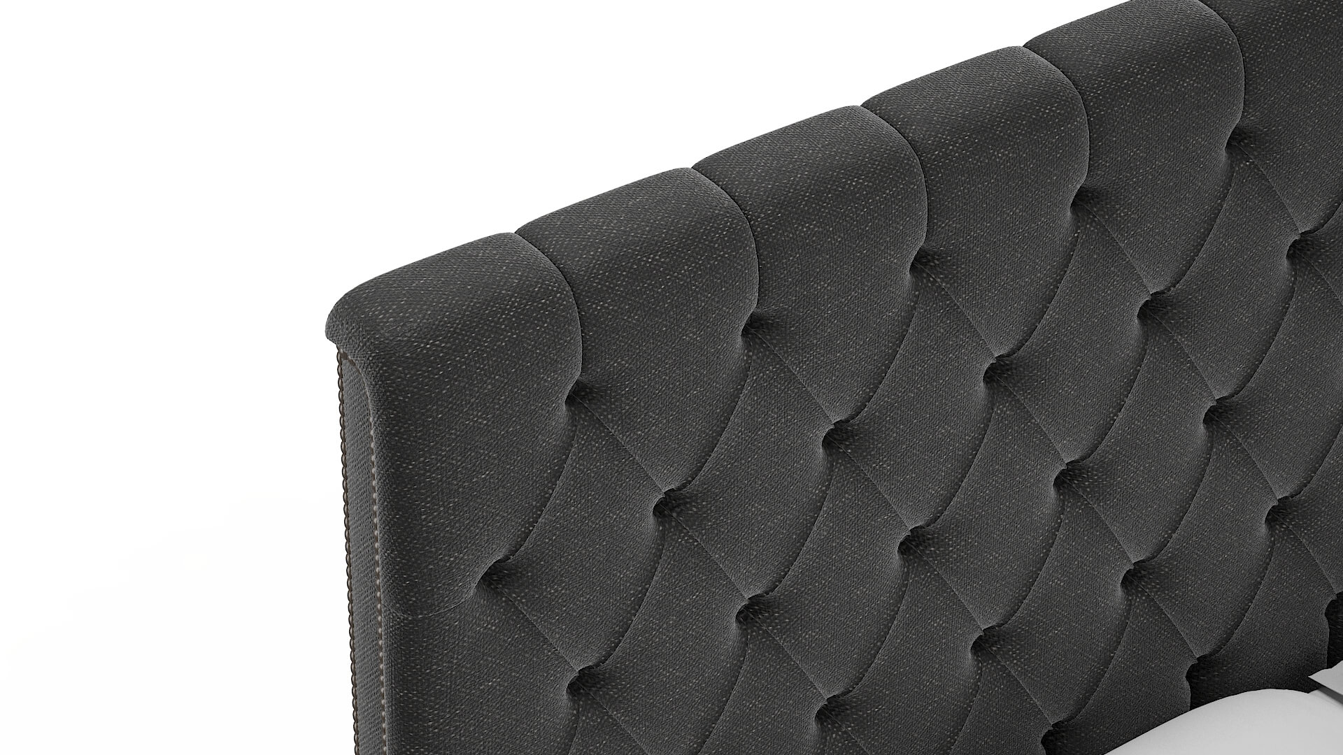 Sophia Phoenix Charcoal Bed Top Down