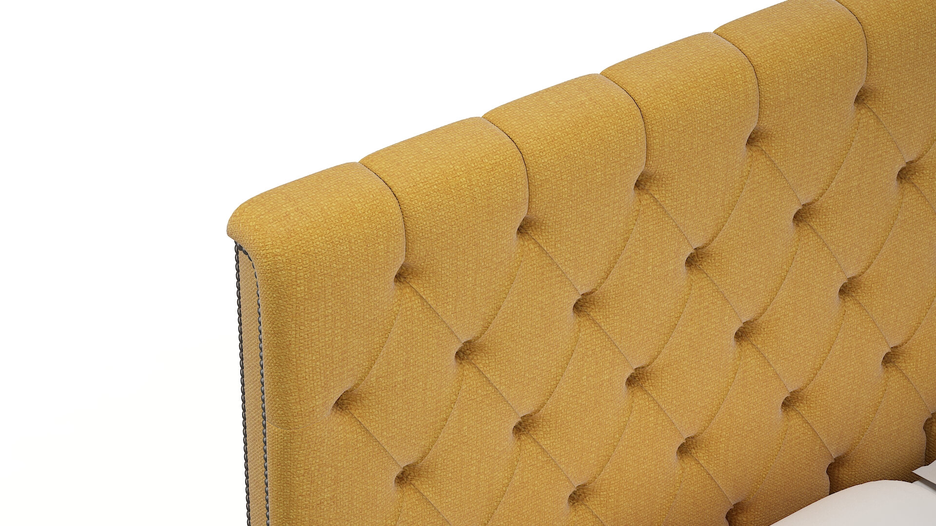 Sophia Portland Dijon Bed Top Down