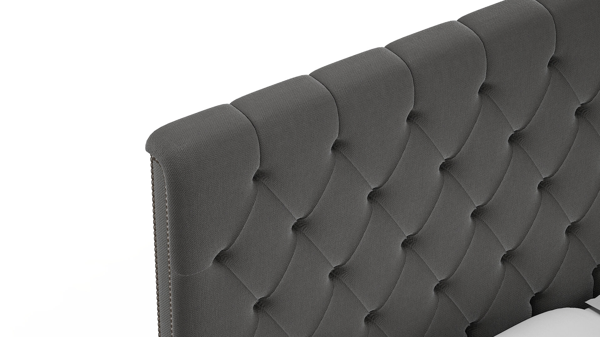 Sophia Rocket Charcoal Bed Top Down