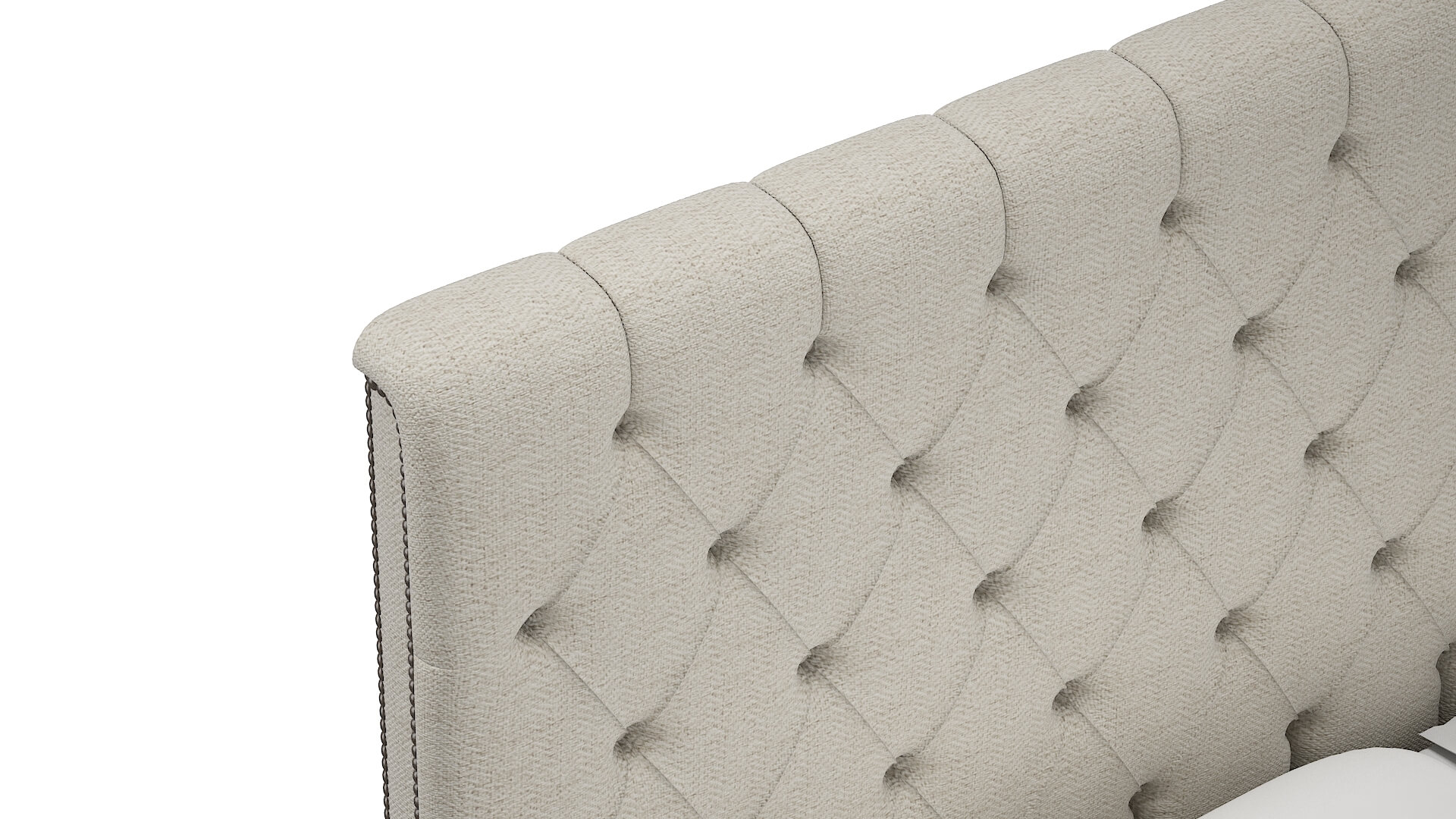 Sophia Venus Cream Bed Top Down