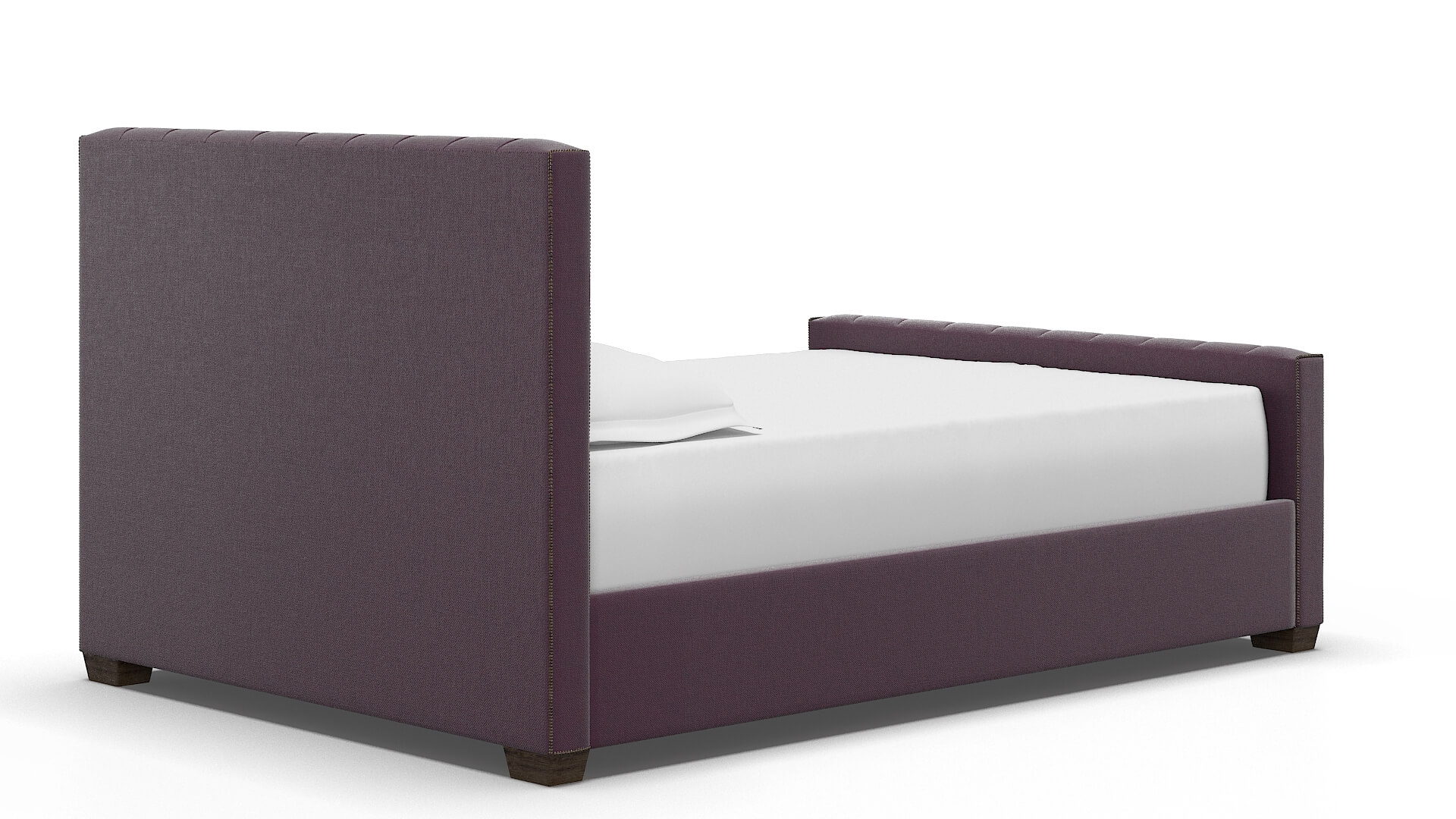 Aida Bella Aubergine Bed espresso legs 4