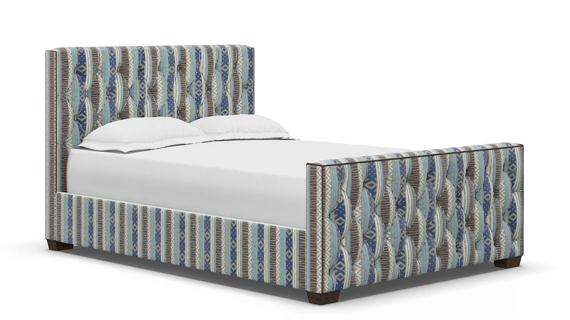 Aida Bodhi Indigo Bed espresso legs 2