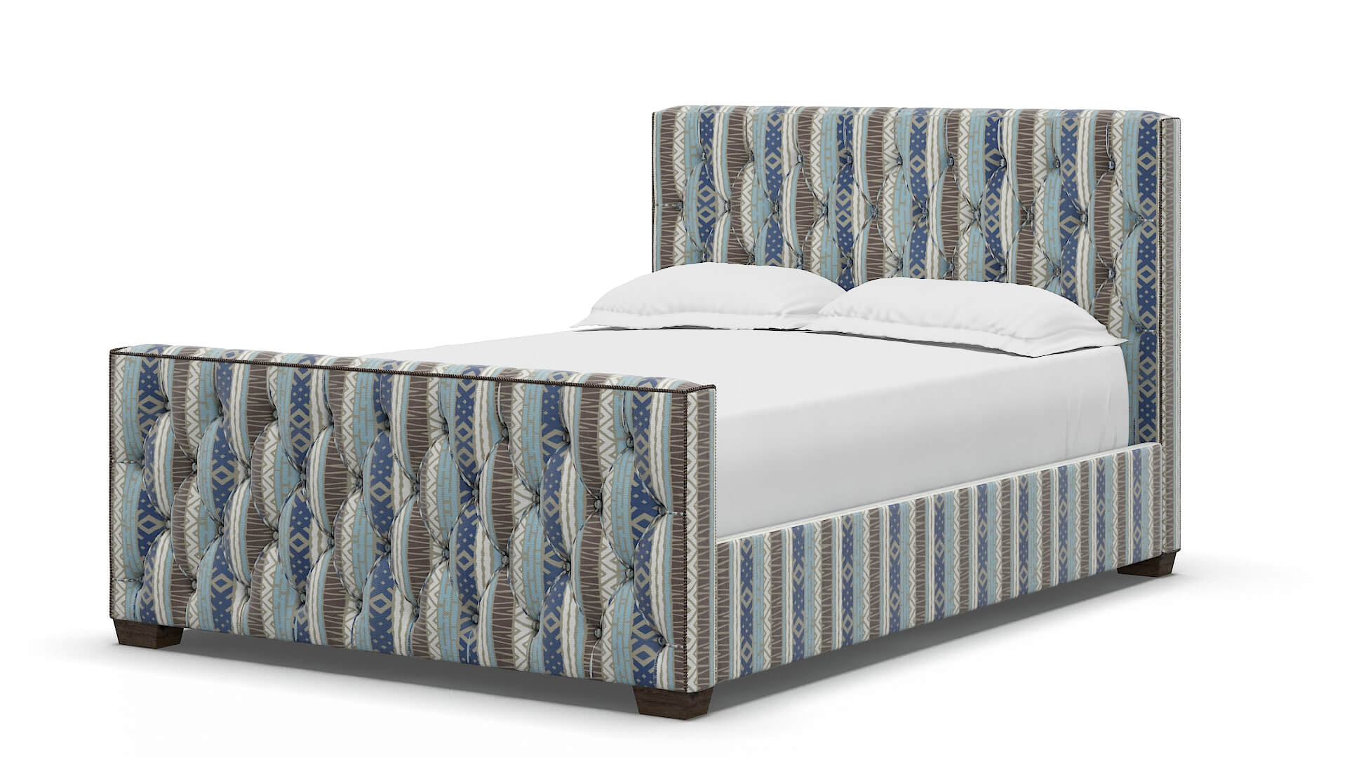 Aida Bodhi Indigo Bed espresso legs 5