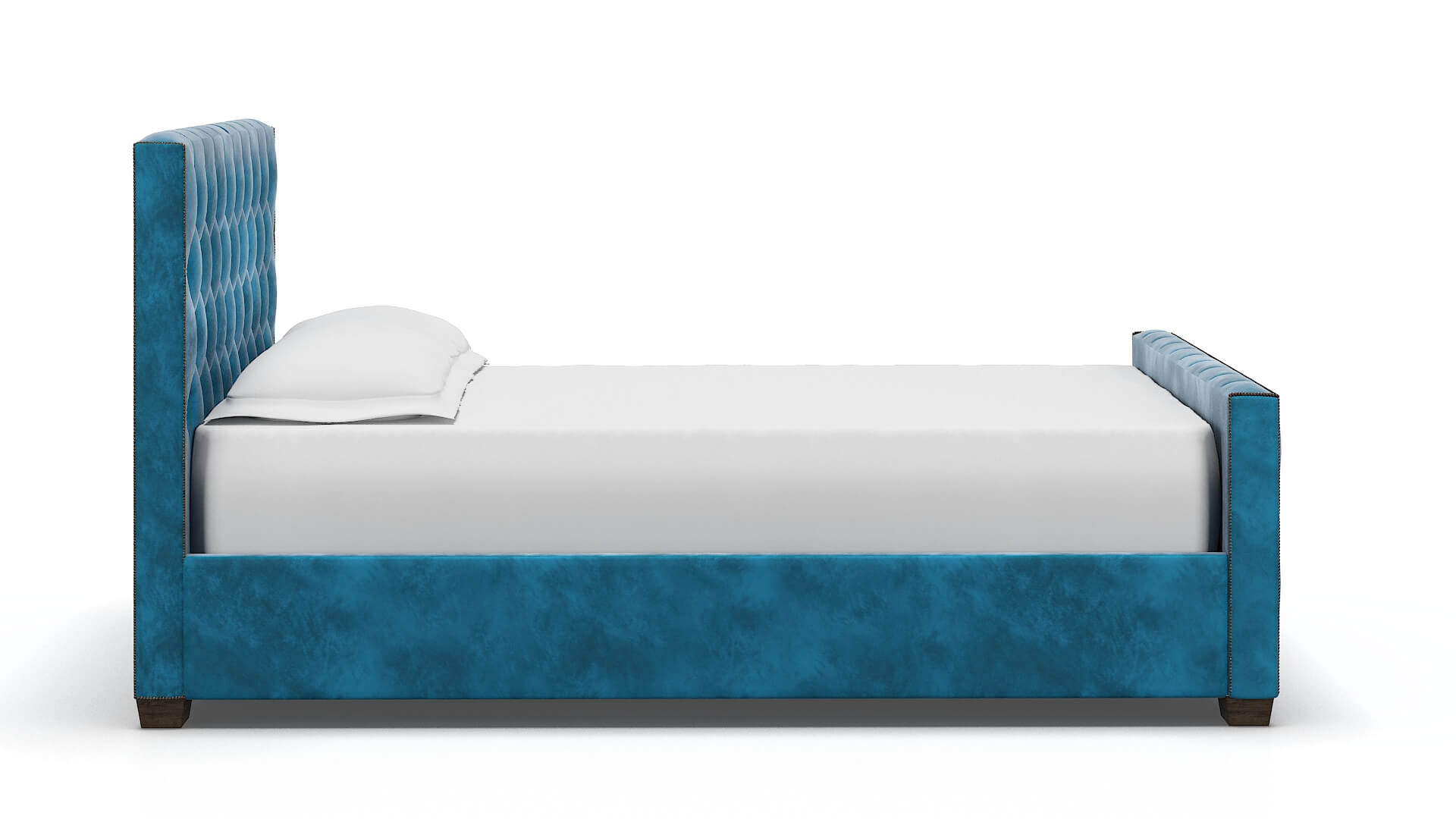 Aida Buzz Teal Bed espresso legs 3