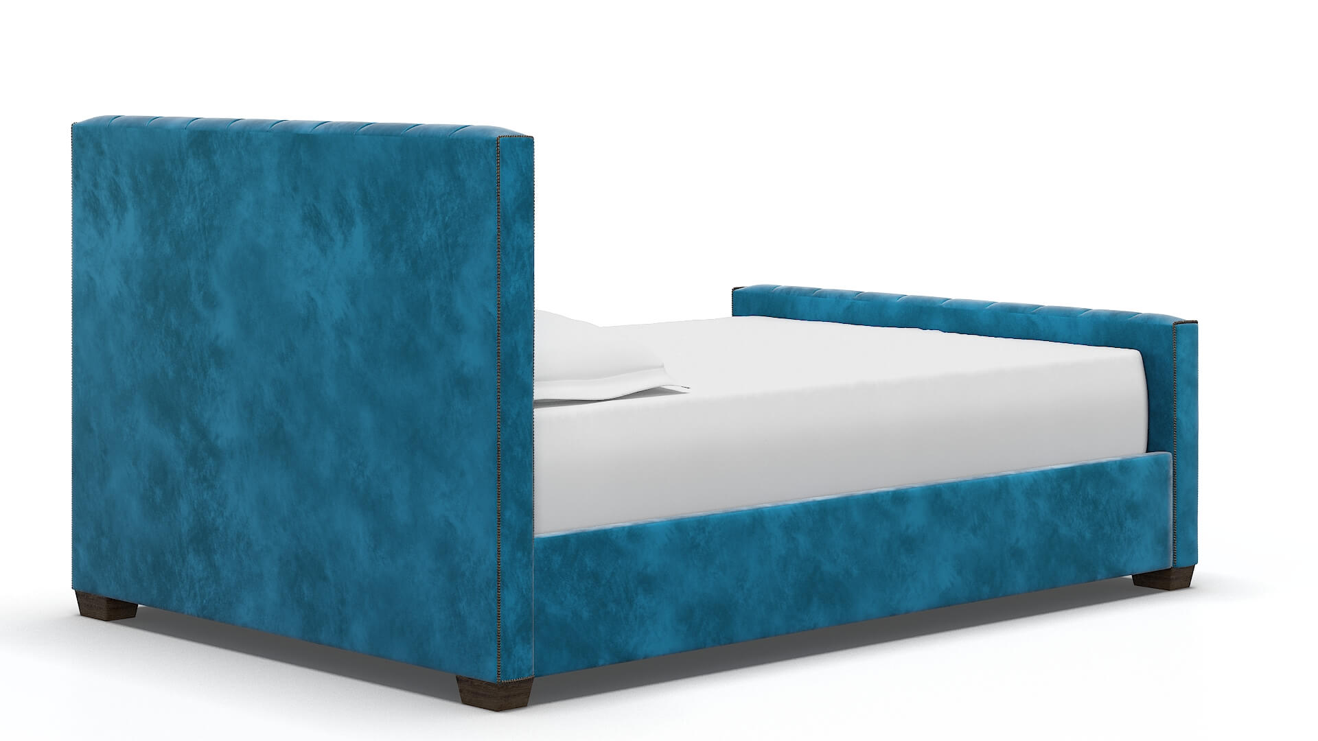 Aida Buzz Teal Bed espresso legs 4
