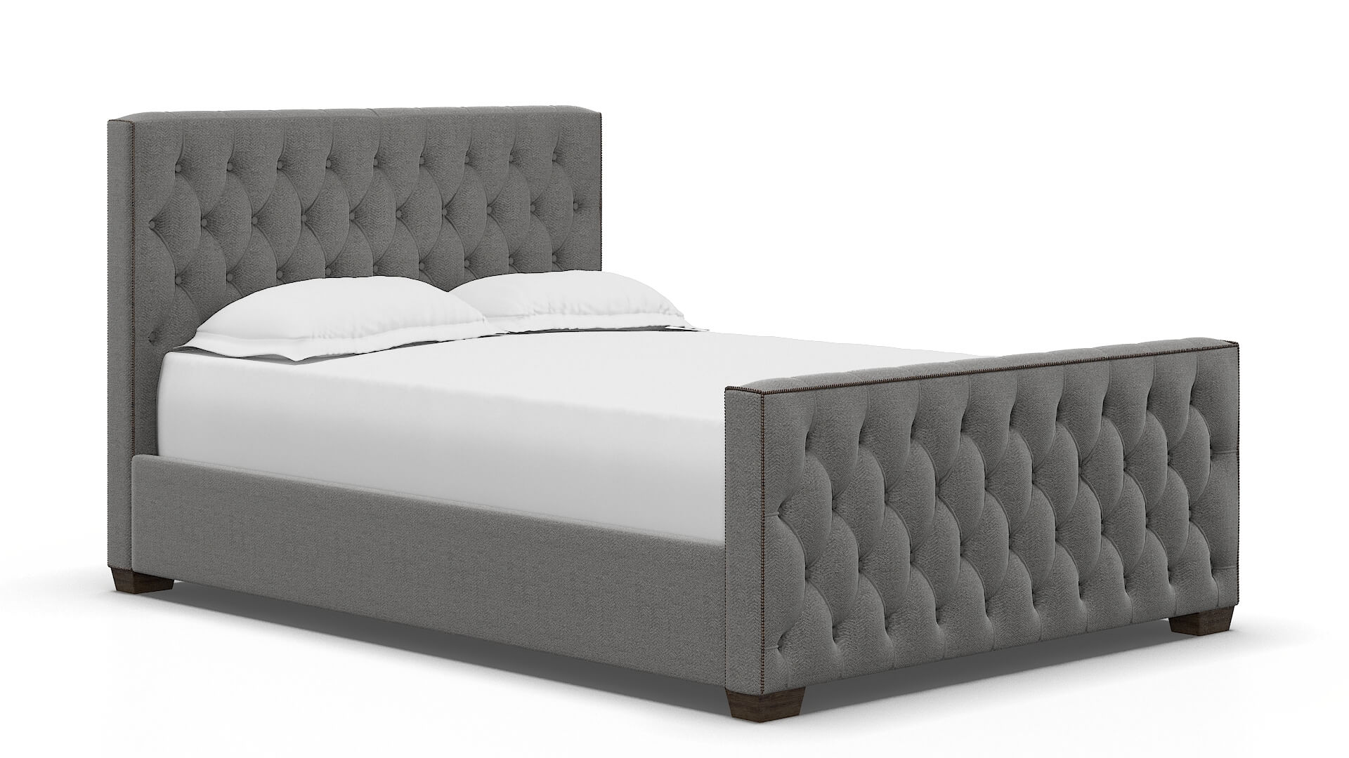 Aida Catalina Steel Bed espresso legs 2