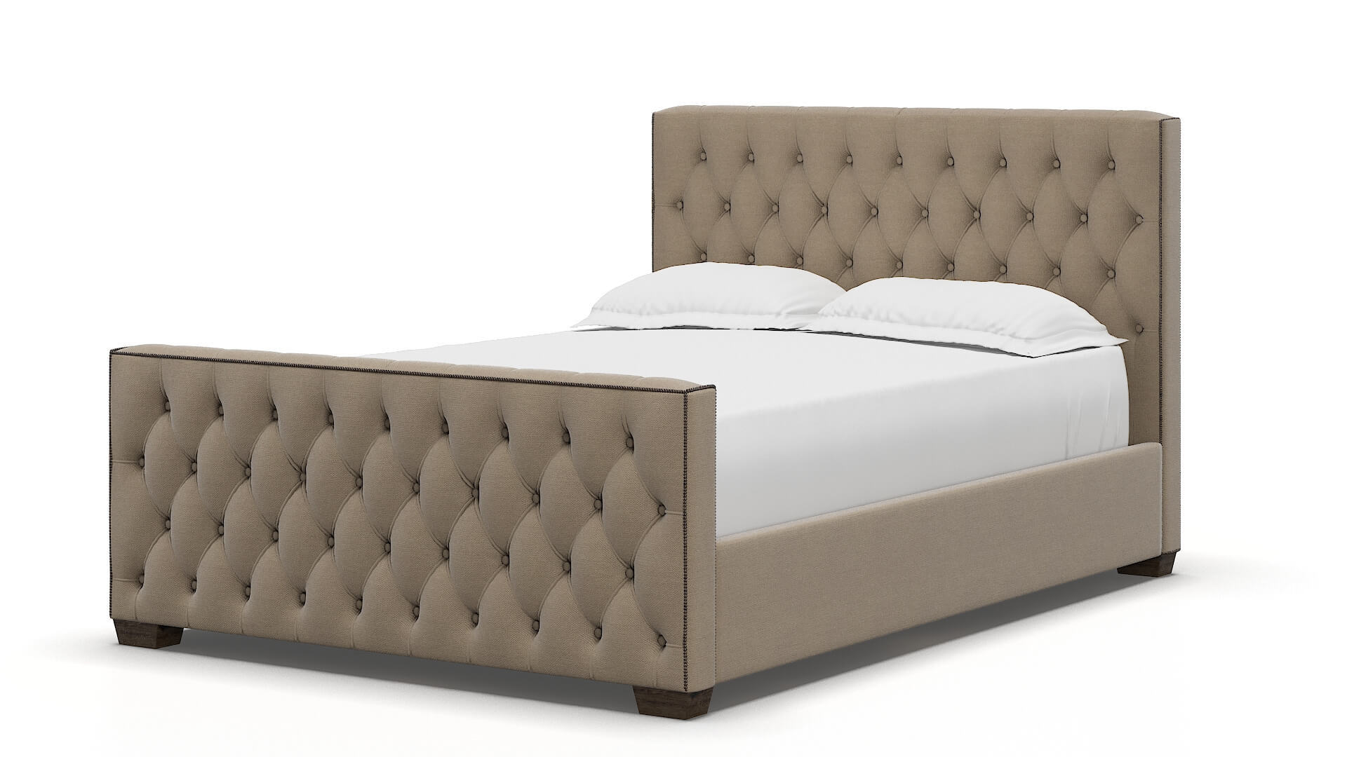 Aida Chance Platinum Bed espresso legs 5