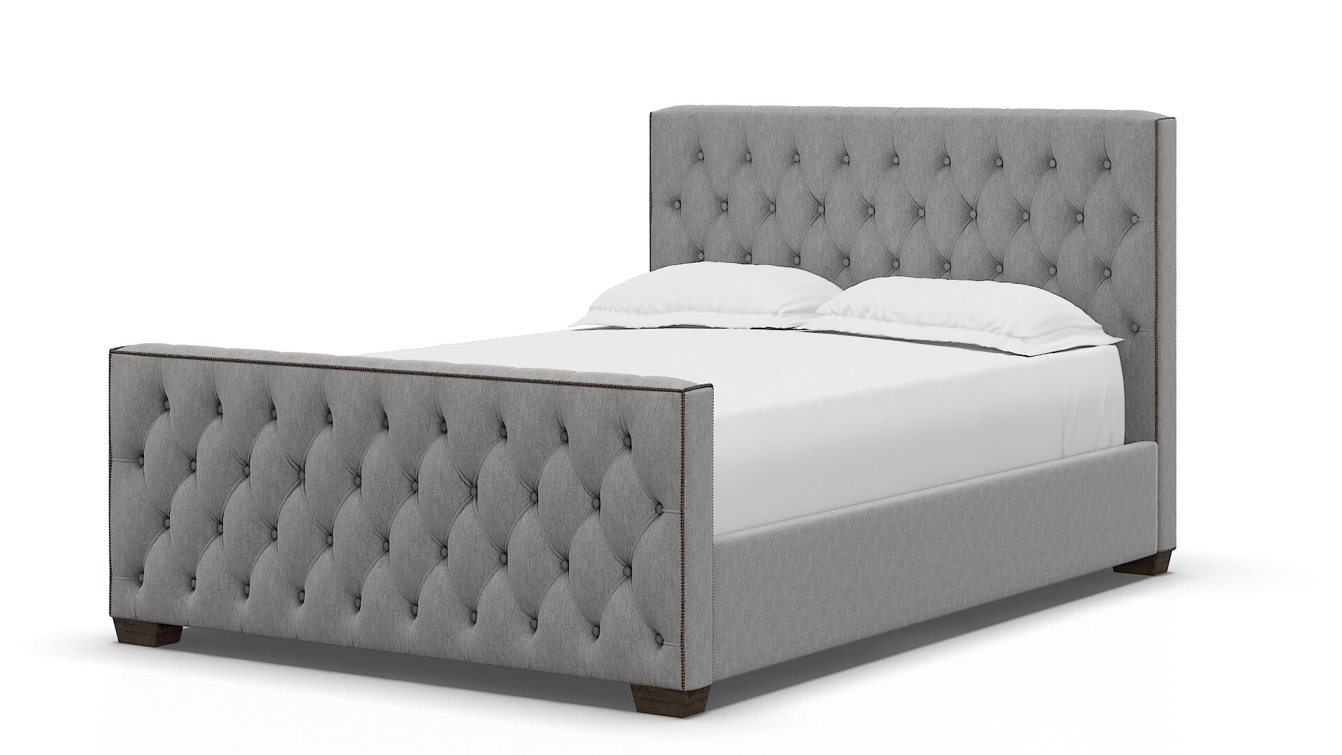 Aida Cosmo Steel Bed espresso legs 5
