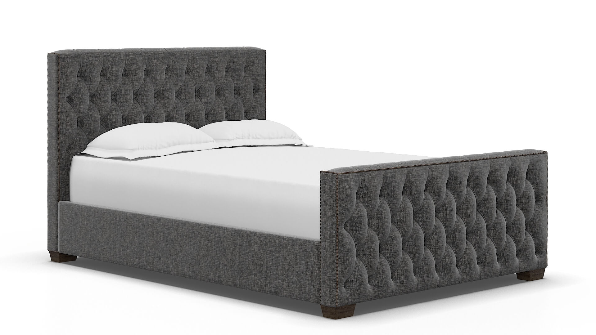 Aida Curious Pacific Bed espresso legs 2