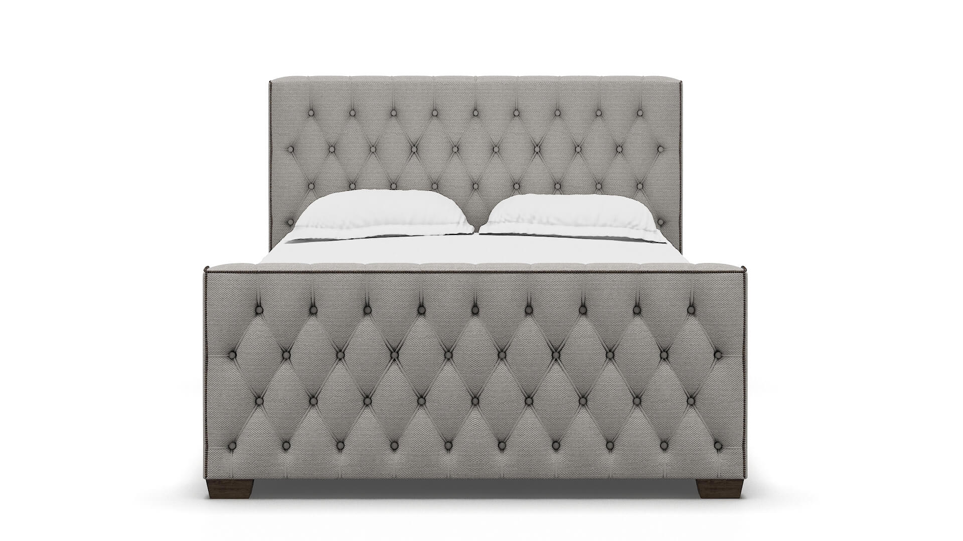 Aida Derby Grey Bed espresso legs 1