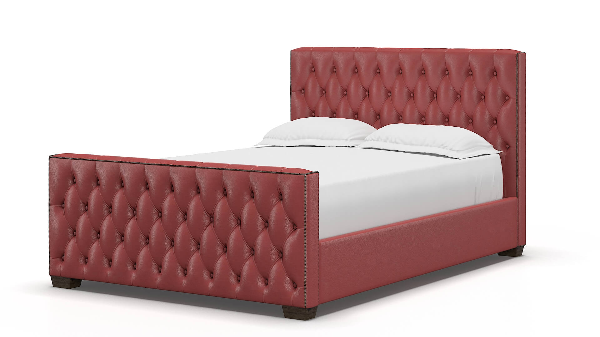 Aida Dillion Cordovan Bed espresso legs 5