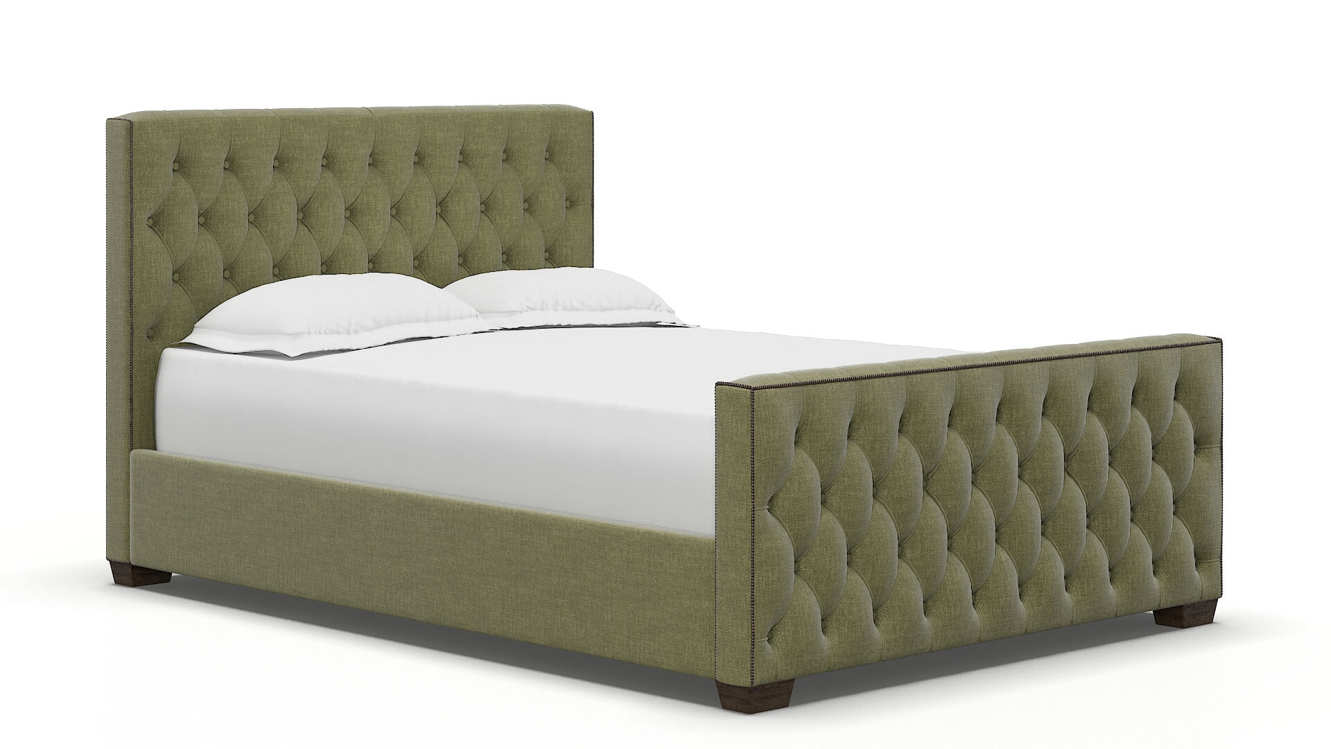 Aida Durham Lime Bed espresso legs 2