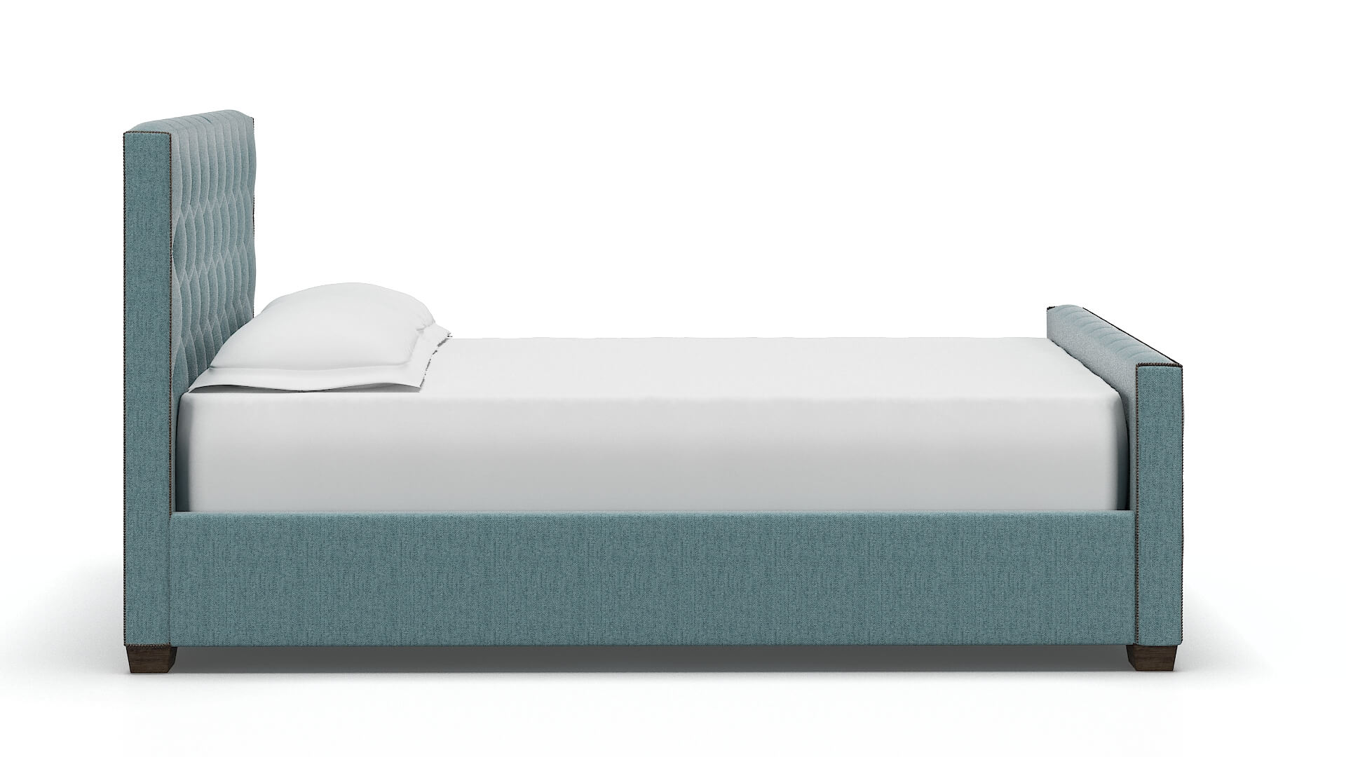 Aida Insight Peacock Bed espresso legs 3