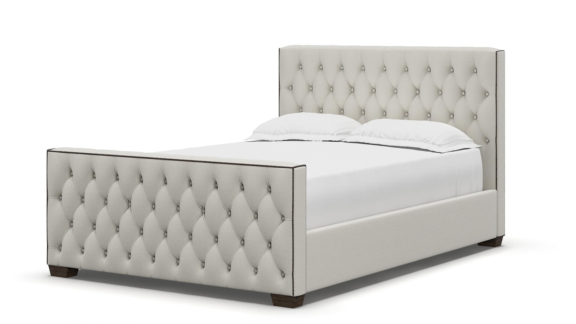 Aida Keylargo Oatmeal Bed espresso legs 5